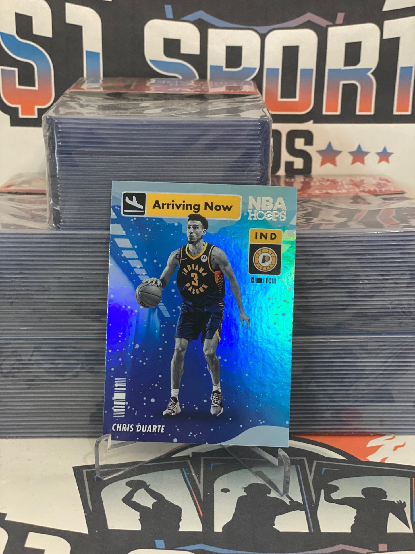 2021 NBA Hoops (Holo, Arriving Now) Chris Duarte Rookie #7