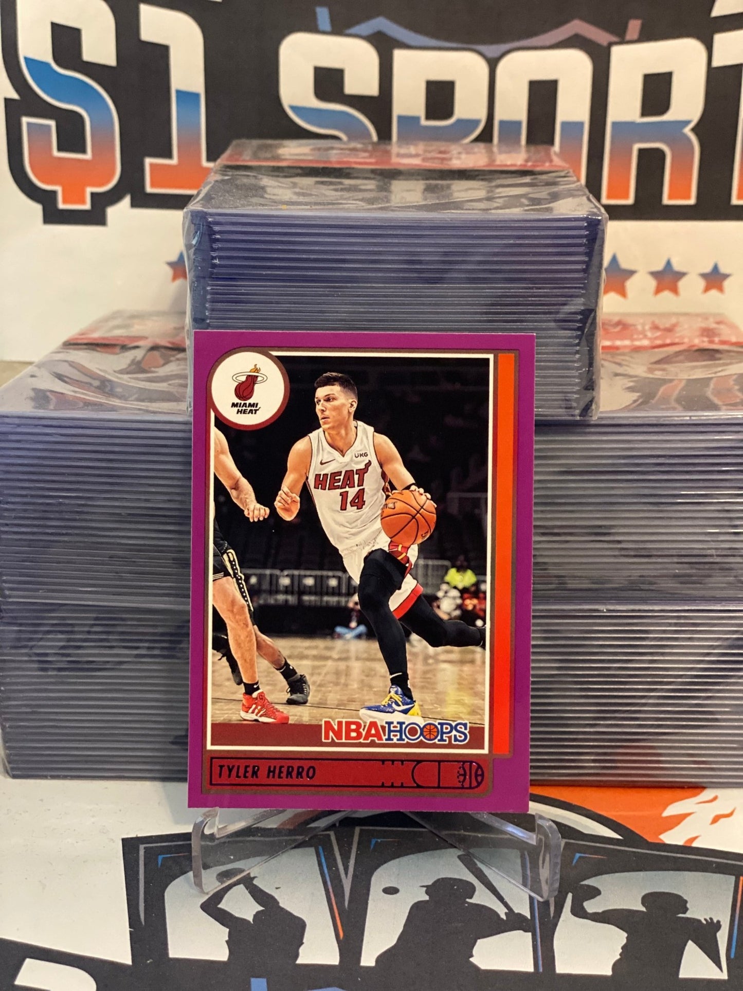 2021 NBA Hoops (Purple) Tyler Herro #40