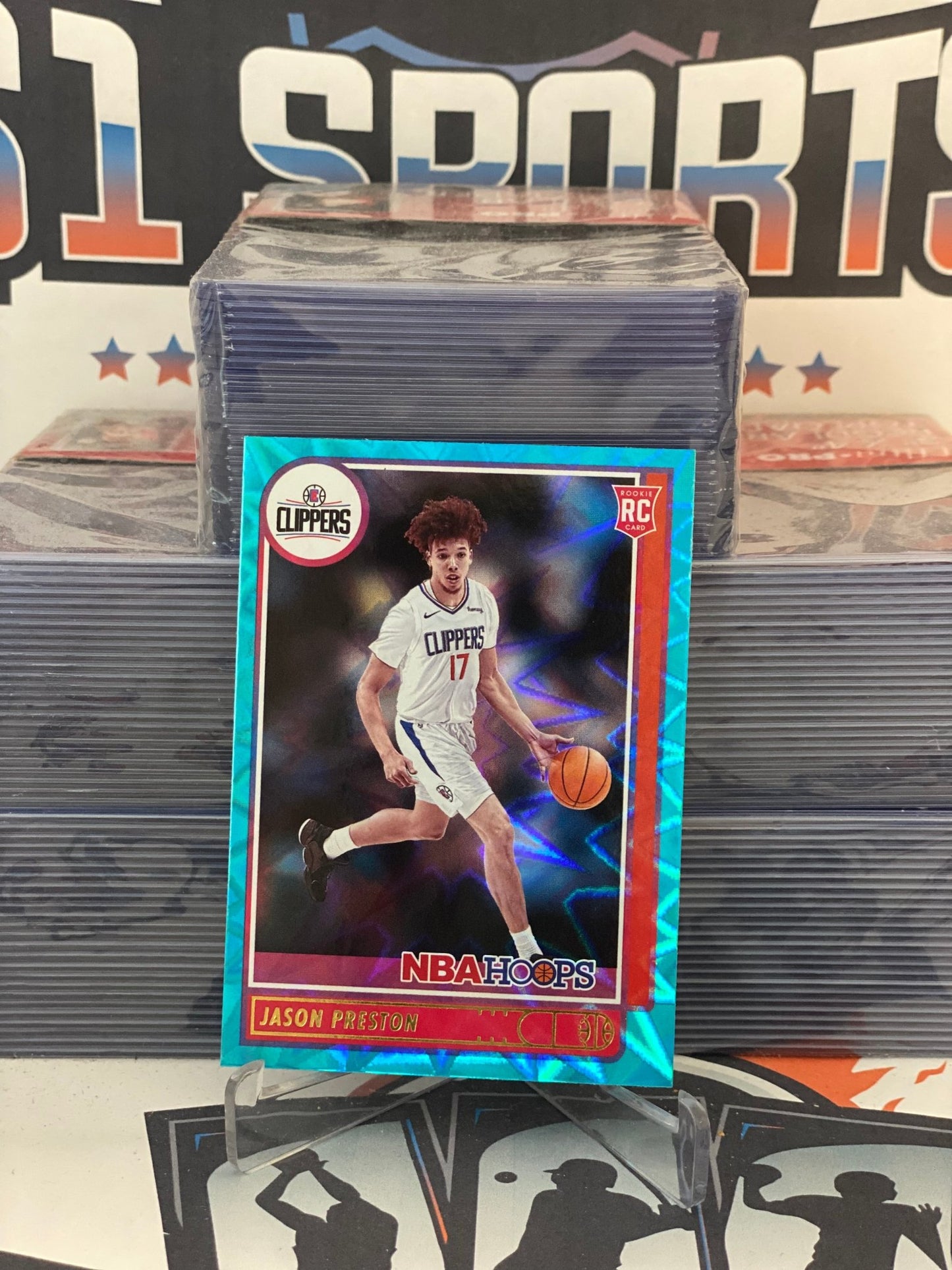 2021 NBA Hoops (Teal Explosion) Jason Preston Rookie #242