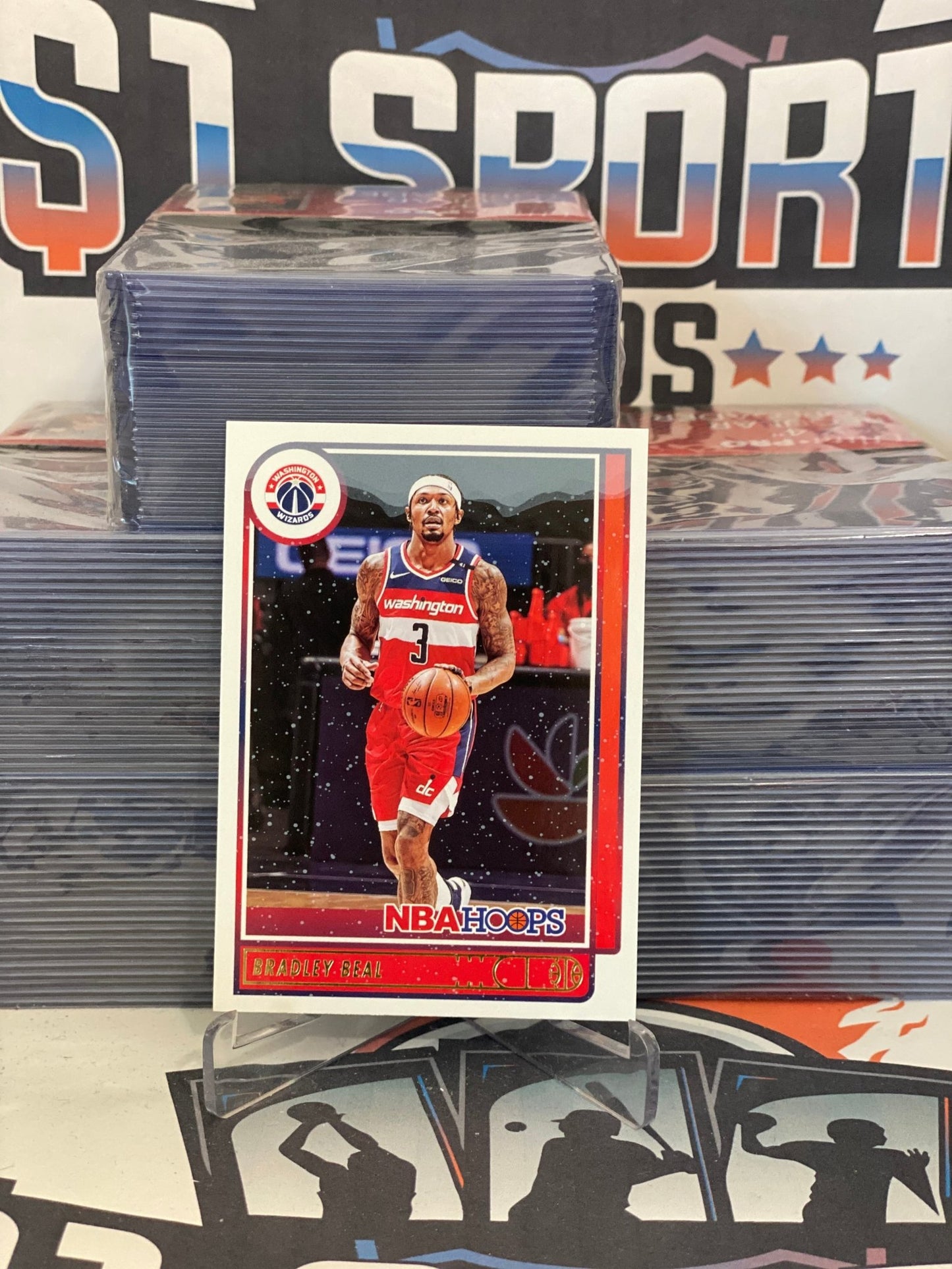 2021 NBA Hoops (Winter) Bradley Beal #100