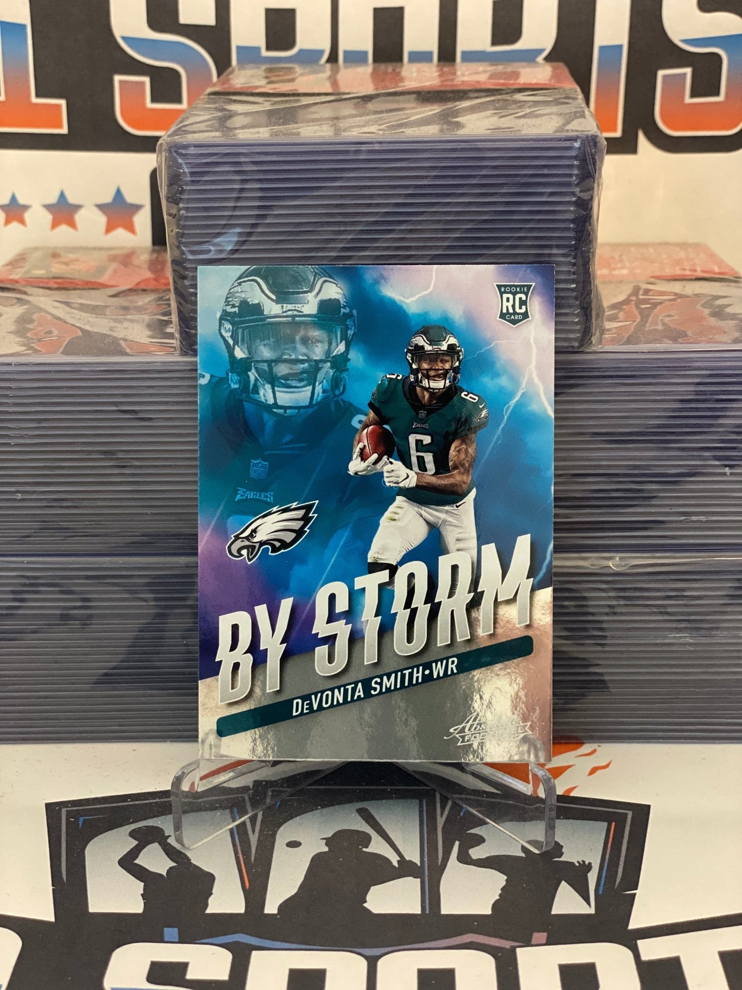 2021 Panini Absolute (By Storm) DeVonta Smith #BST-7
