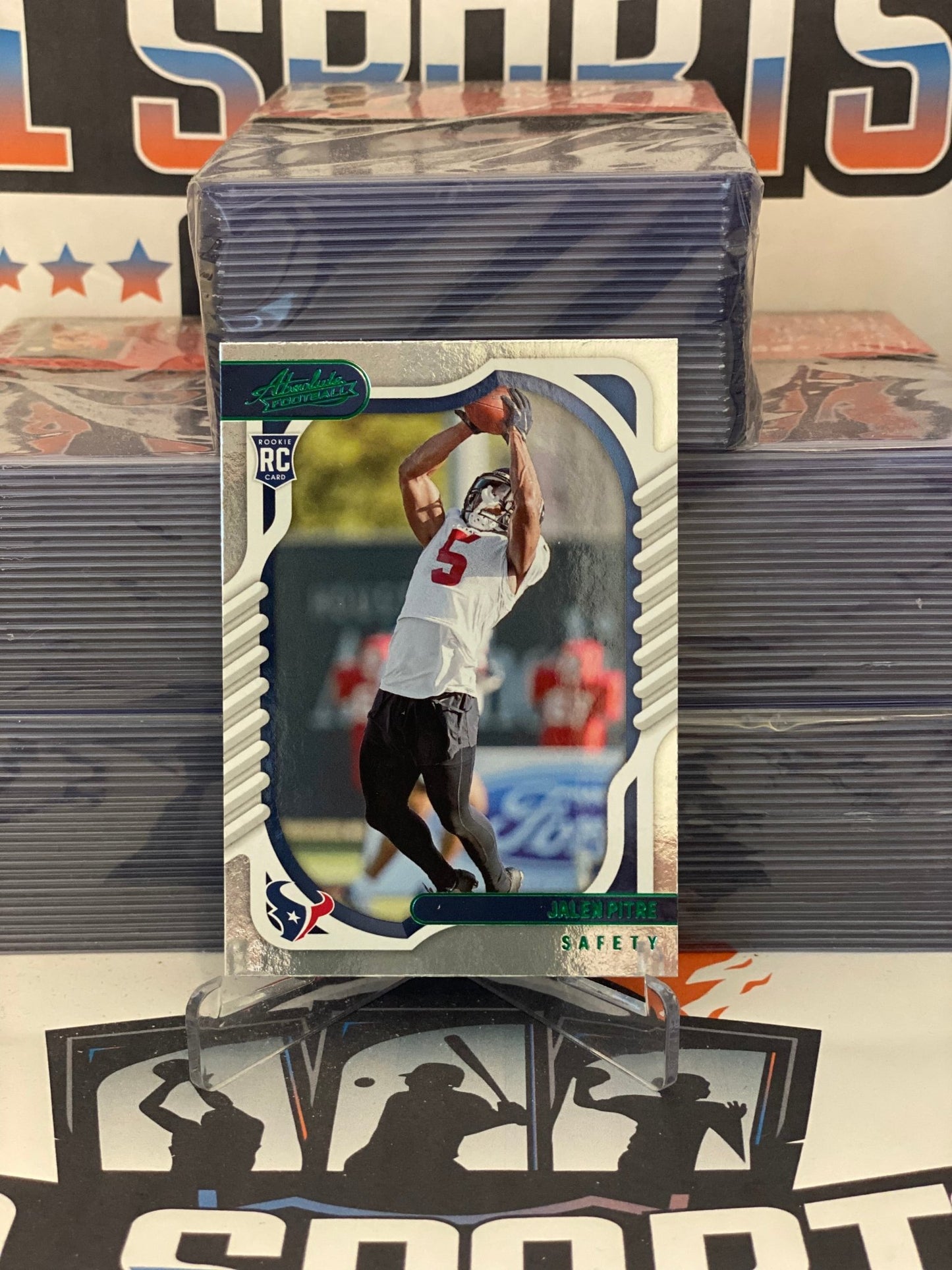 2021 Panini Absolute (Green) Jalen Pitre Rokie #166
