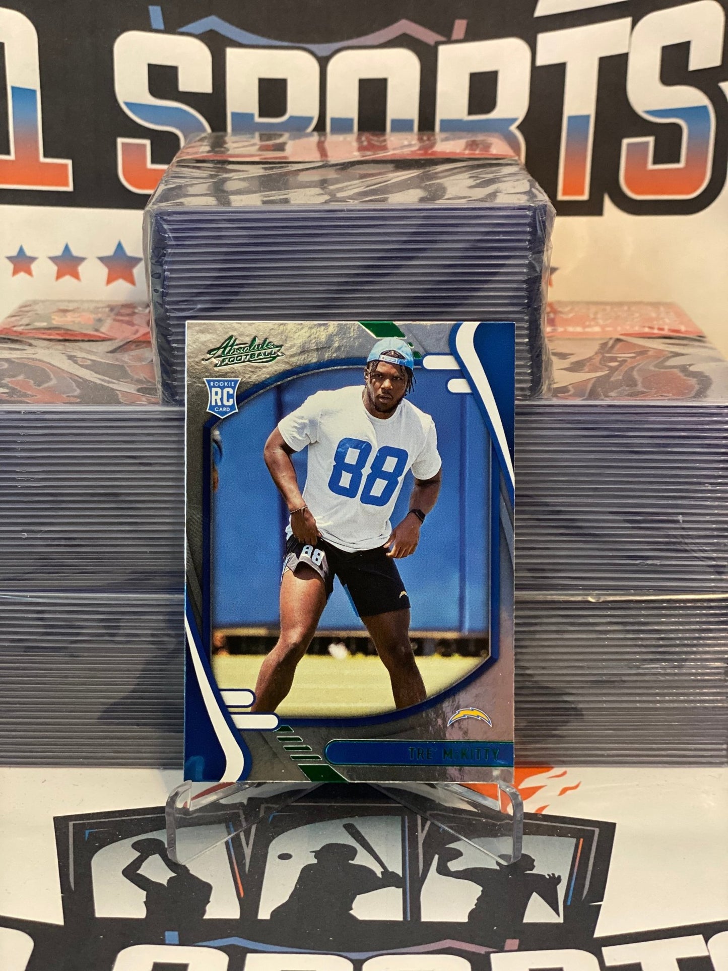 2021 Panini Absolute (Green) Tre' McKitty Rookie #182