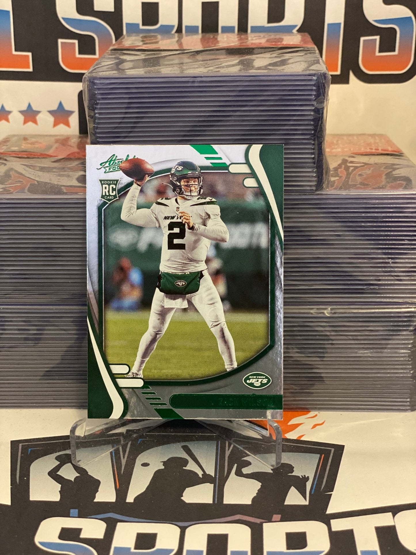 2021 Panini Absolute (Green) Zach Wilson Rookie #102