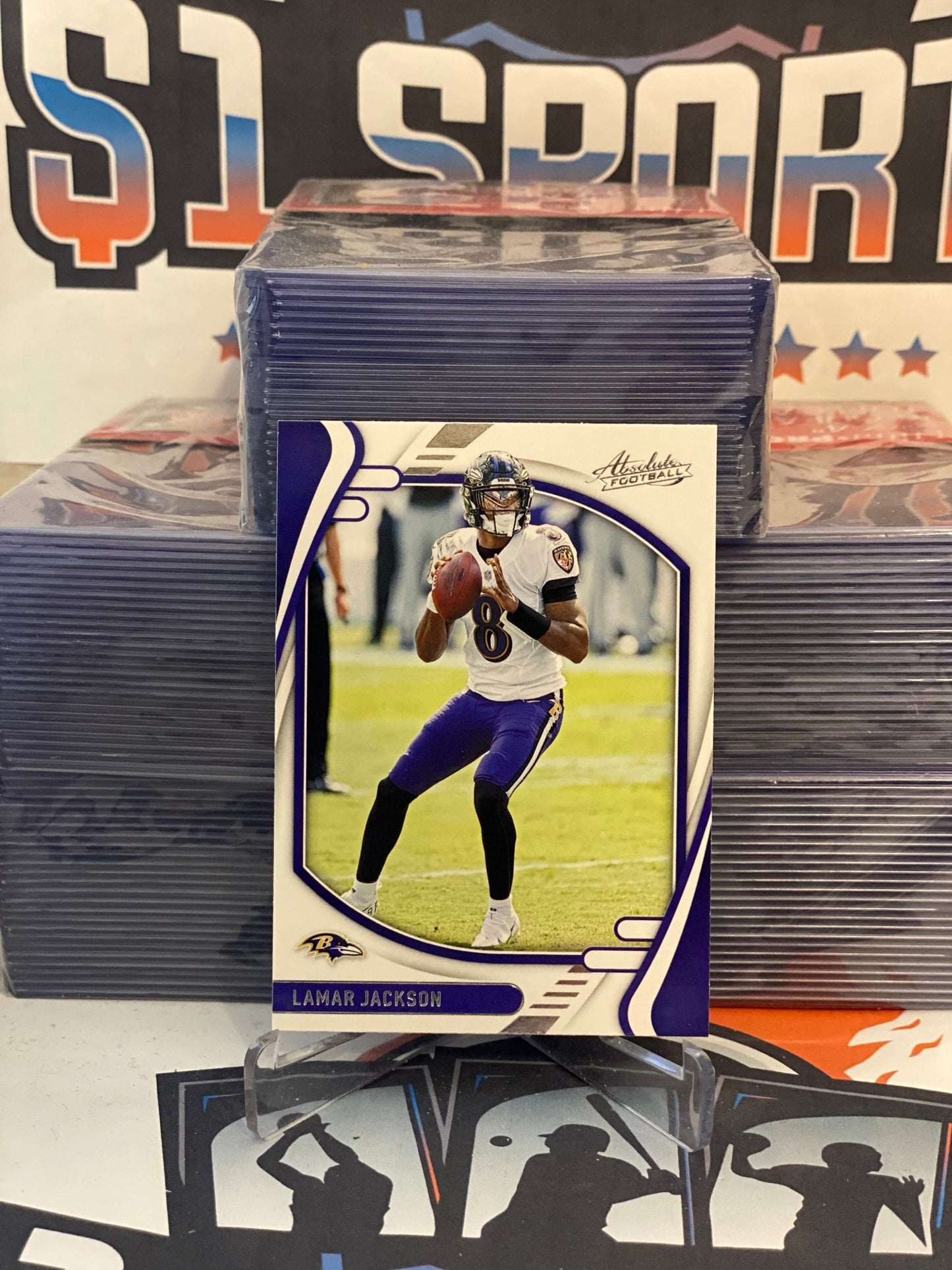 2021 Panini Absolute Lamar Jackson #30