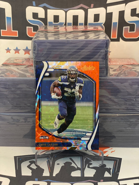 2021 Panini Absolute (Orange Mosaic 115/199) Chris Carson #87