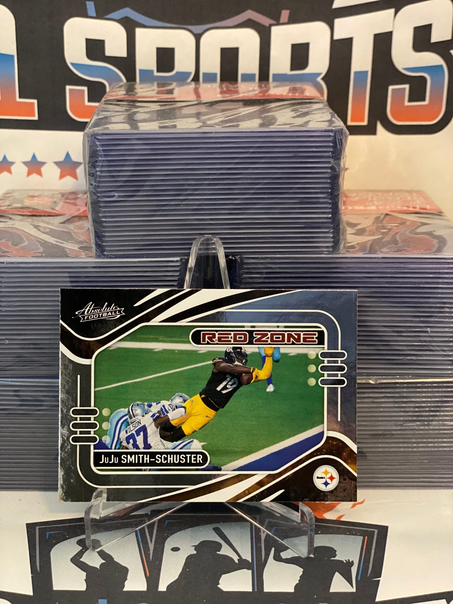 2021 Panini Absolute (Red Zone) JuJu Smith-Schuster #RZ17