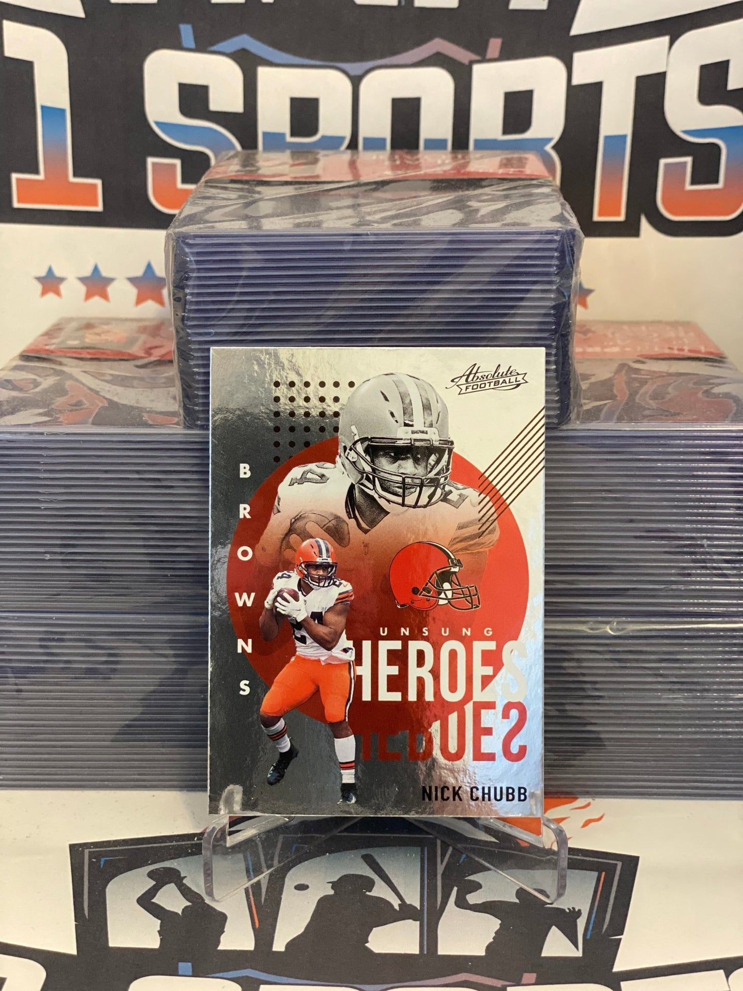 2021 Panini Absolute (Unsung Heroes) Nick Chubb #UH12