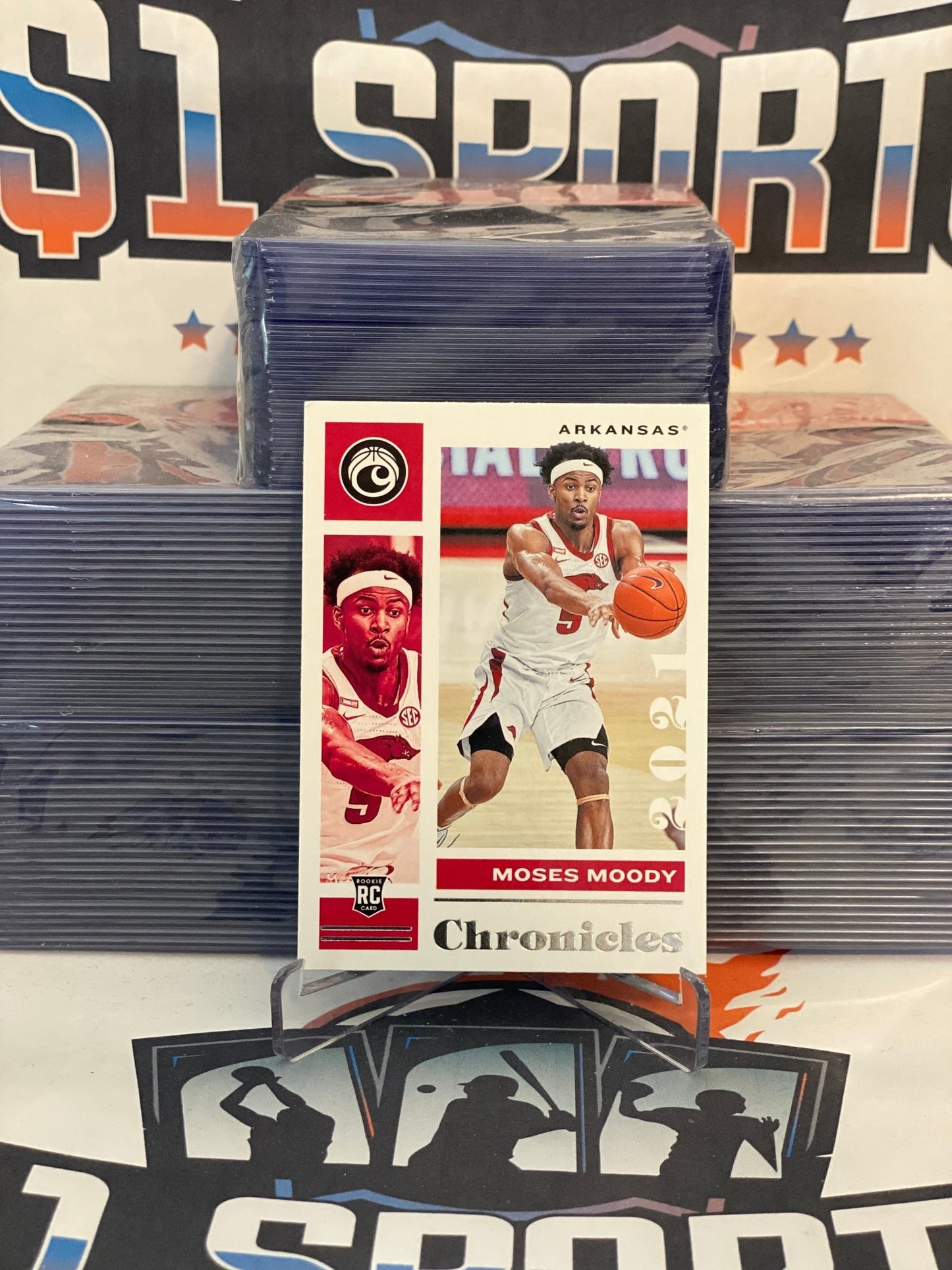 2021 Panini Chronicles Draft Picks Moses Moody Rookie #11