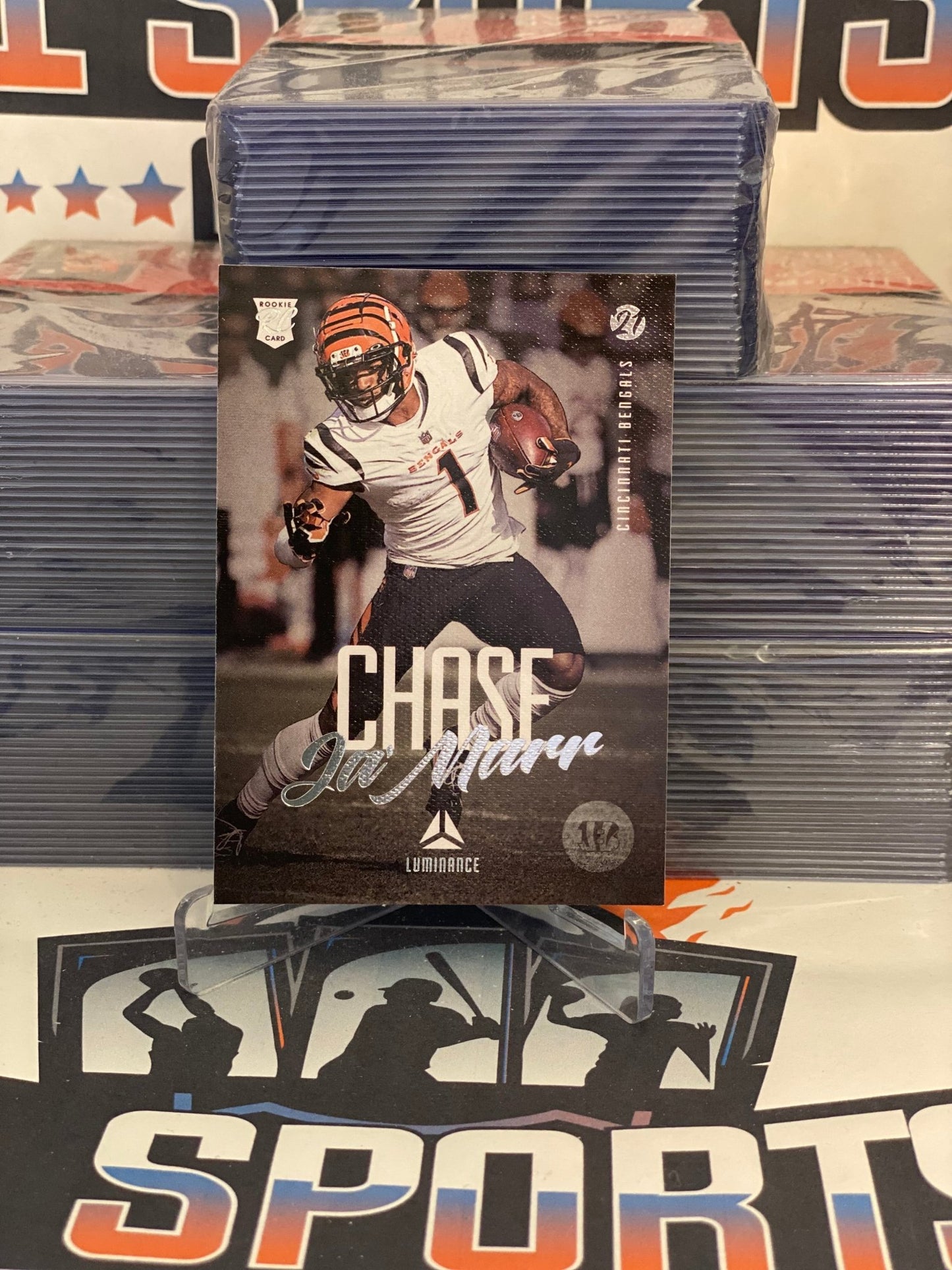 2021 Panini Chronicles (Luminance) Ja'Marr Chase Rookie #212