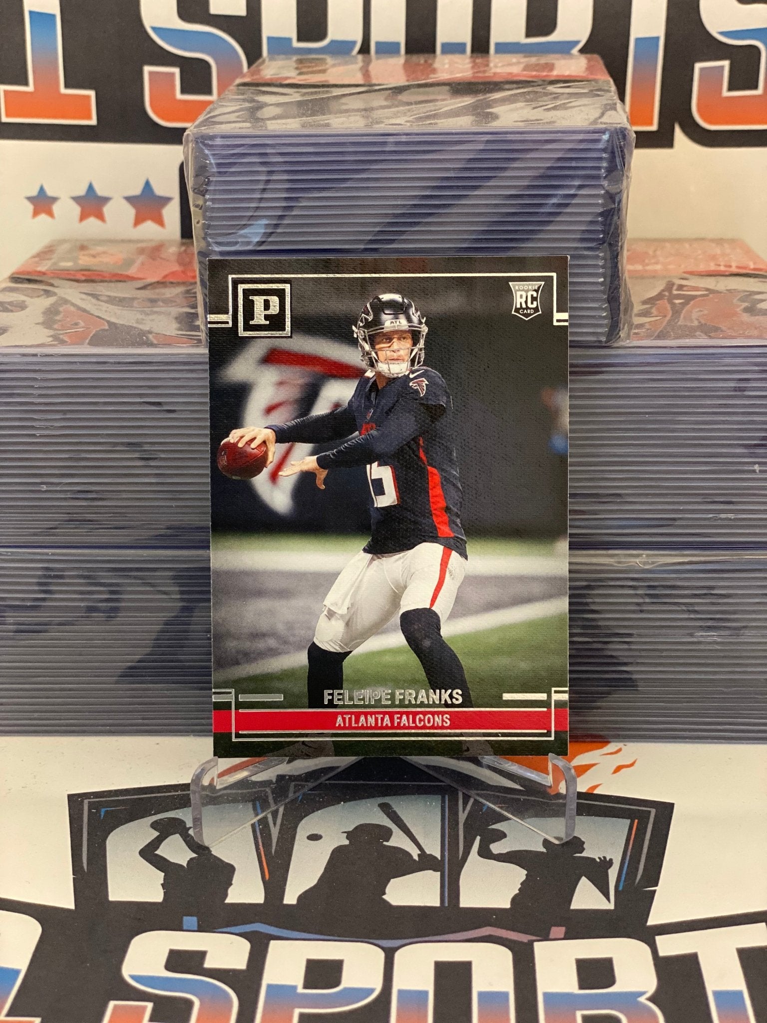 FELEIPE FRANKS 2021 Panini Chronicles Panini Rookie RC #PA-11 Atlanta  Falcons