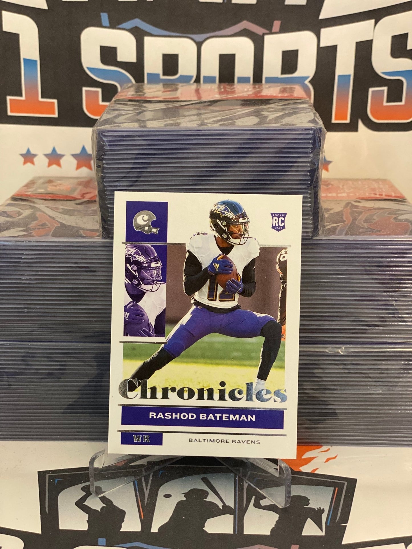 2021 Panini Chronicles Rashod Bateman Rookie #8