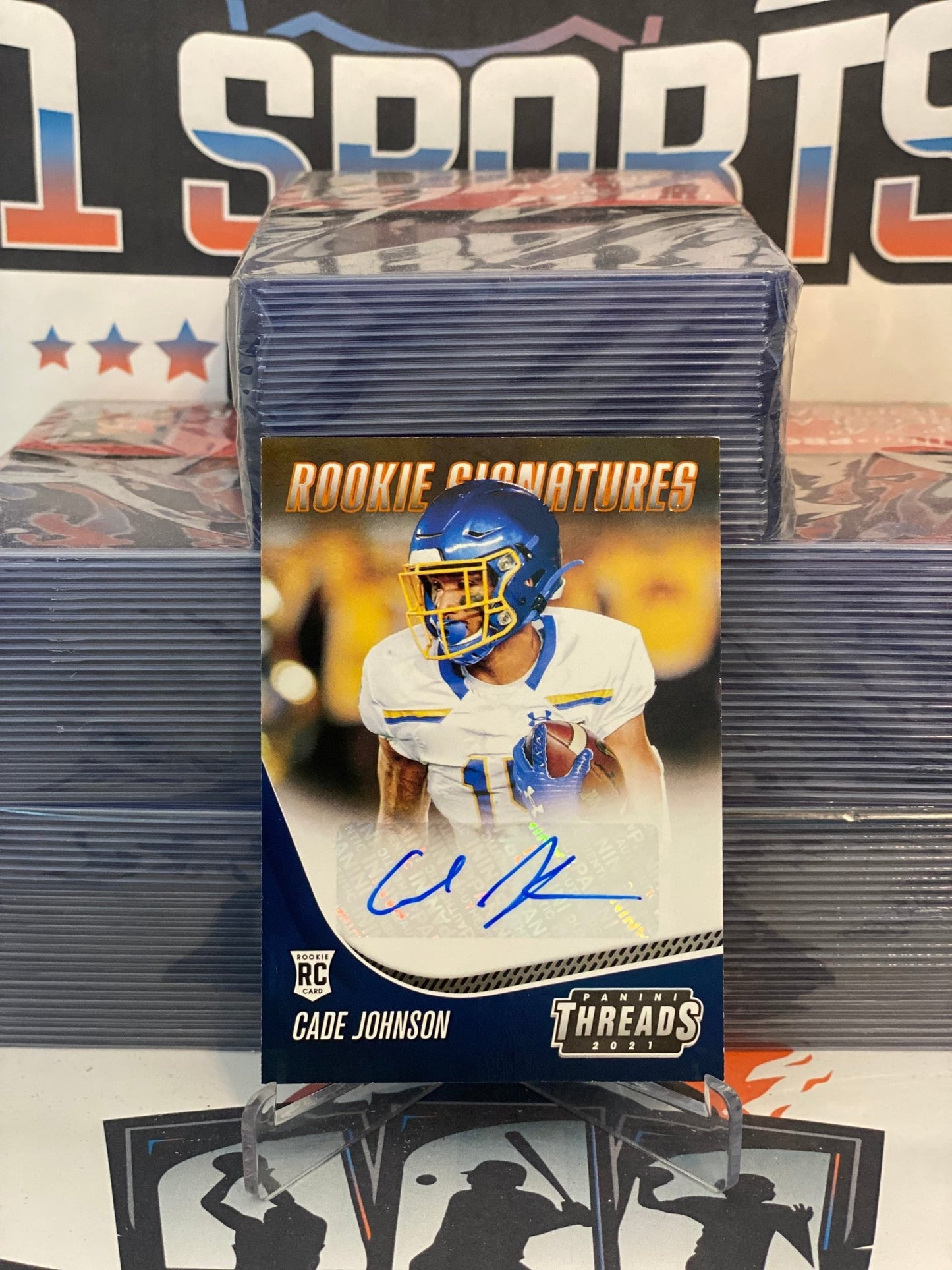 2021 Panini Chronicles Threads (Rookie Auto) Cade Johnson #TS-CJS