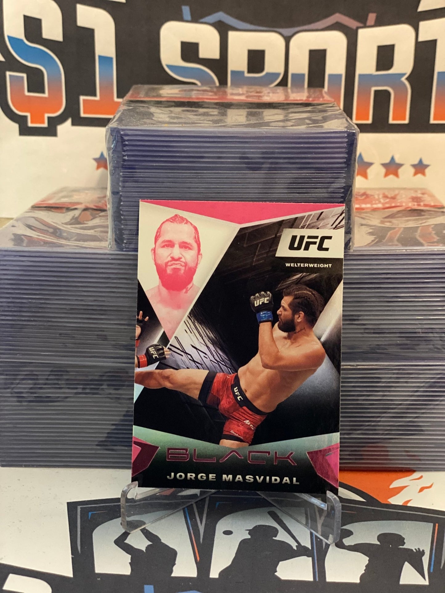 2021 Panini Chronicles UFC (Pink, Black) Jorge Masvidal #112