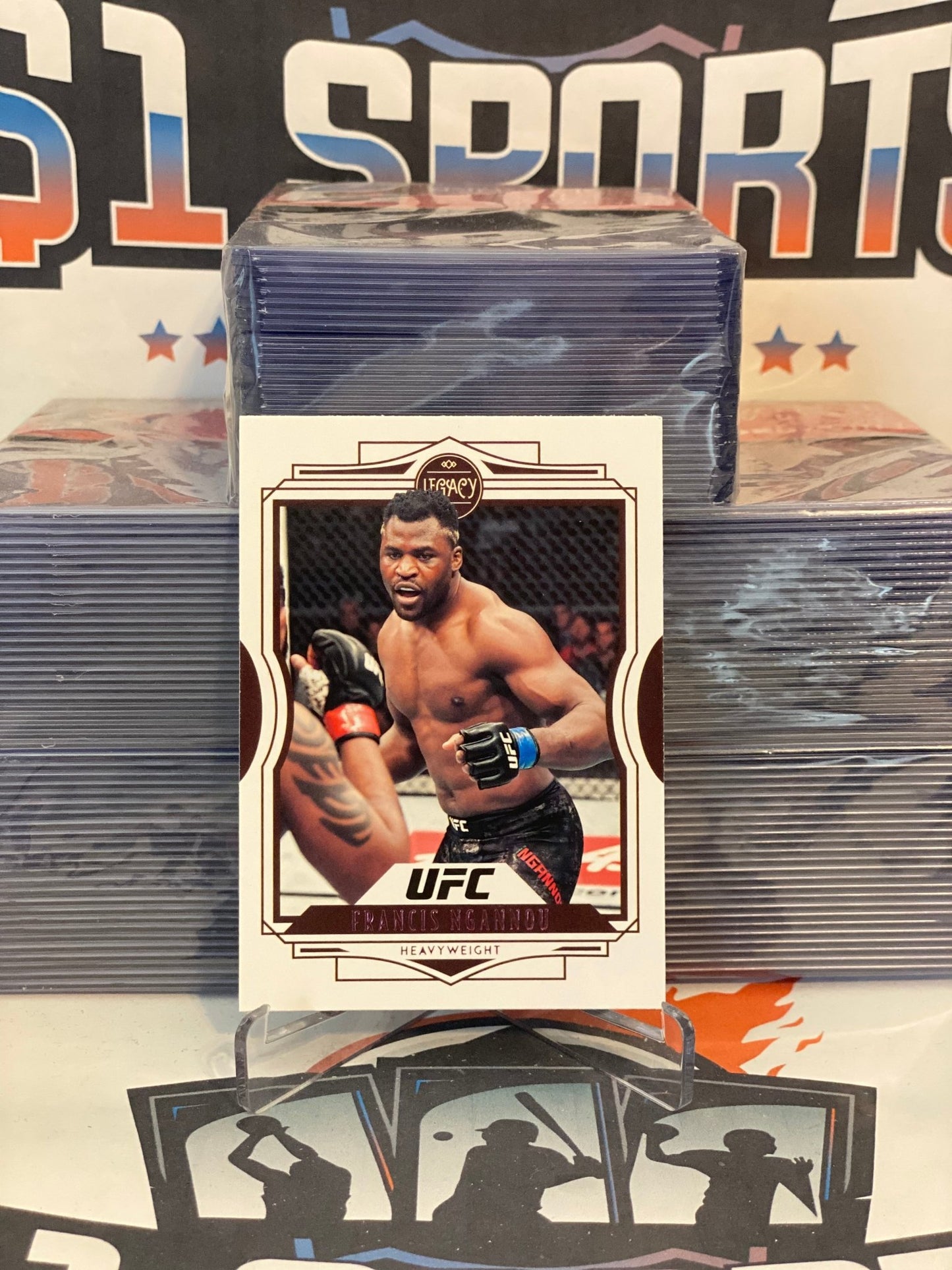 2021 Panini Chronicles UFC (Pink, Legacy) Francis Ngannou #46