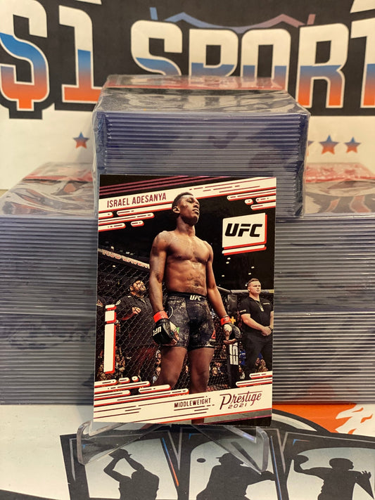 2021 Panini Chronicles UFC (Pink, Prestige) Israel Adesanya #71