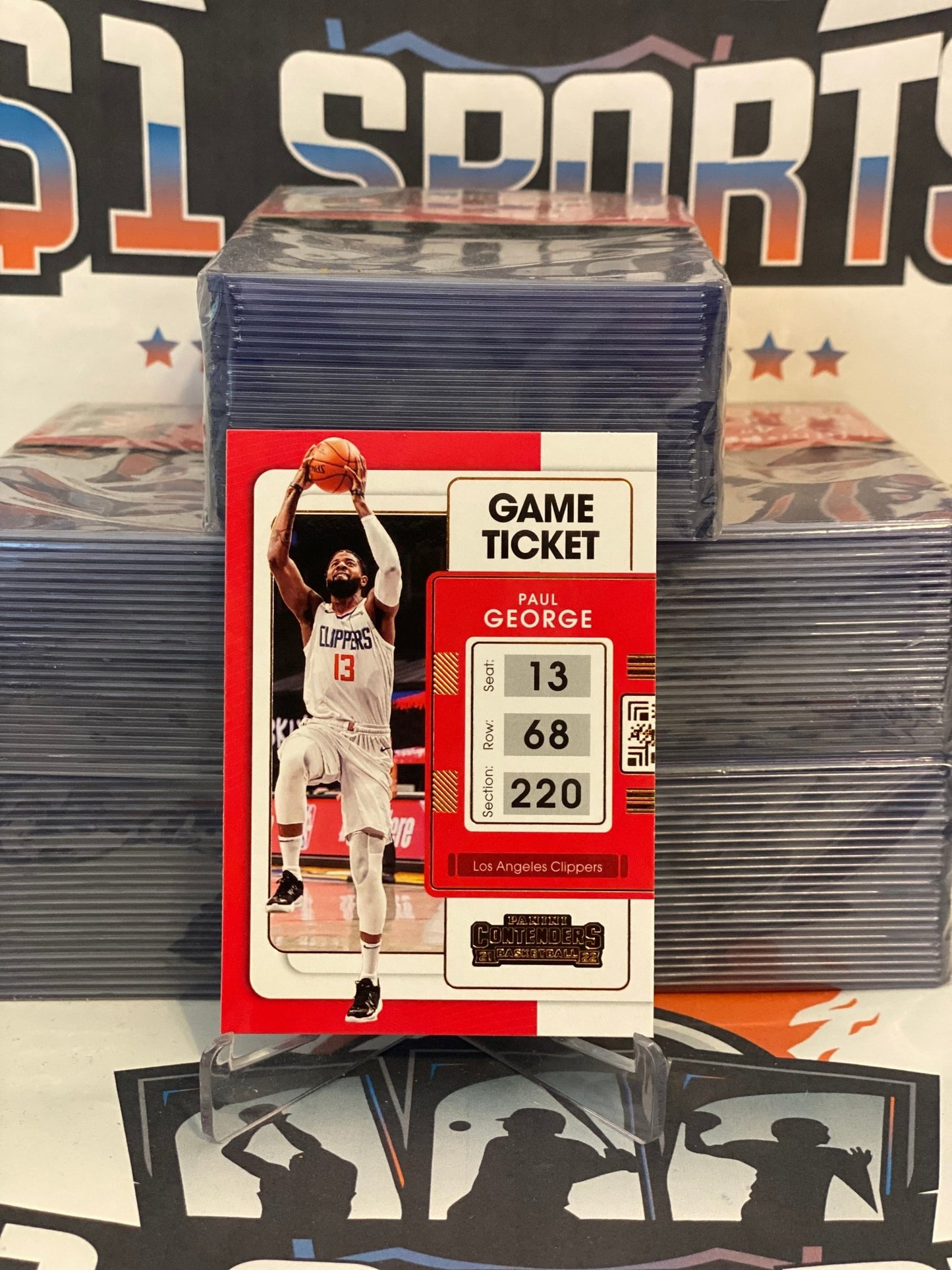 2021 Panini Contenders (Bronze) Paul George #32