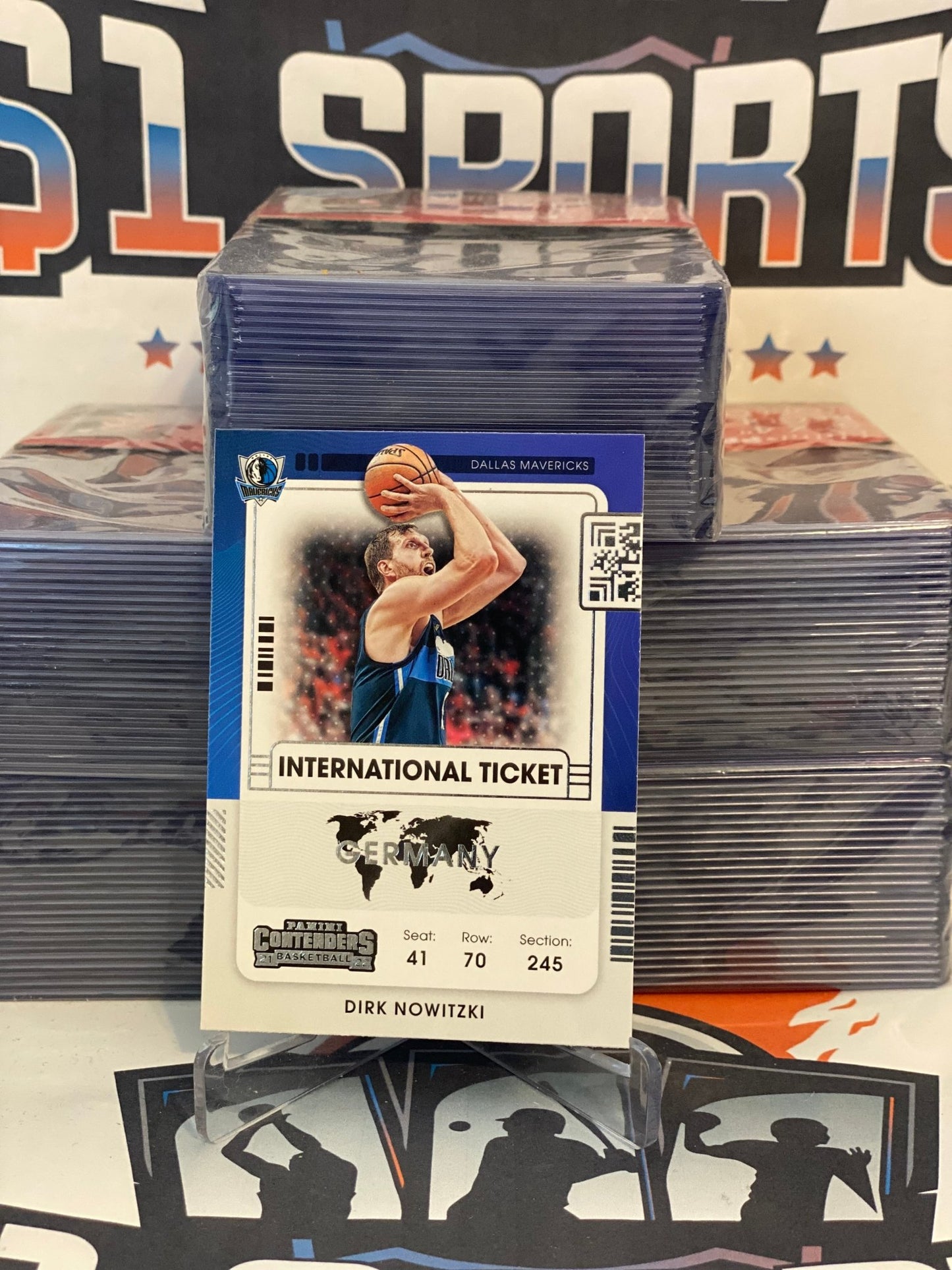 2021 Panini Contenders (International Ticket) Dirk Nowitzki #20