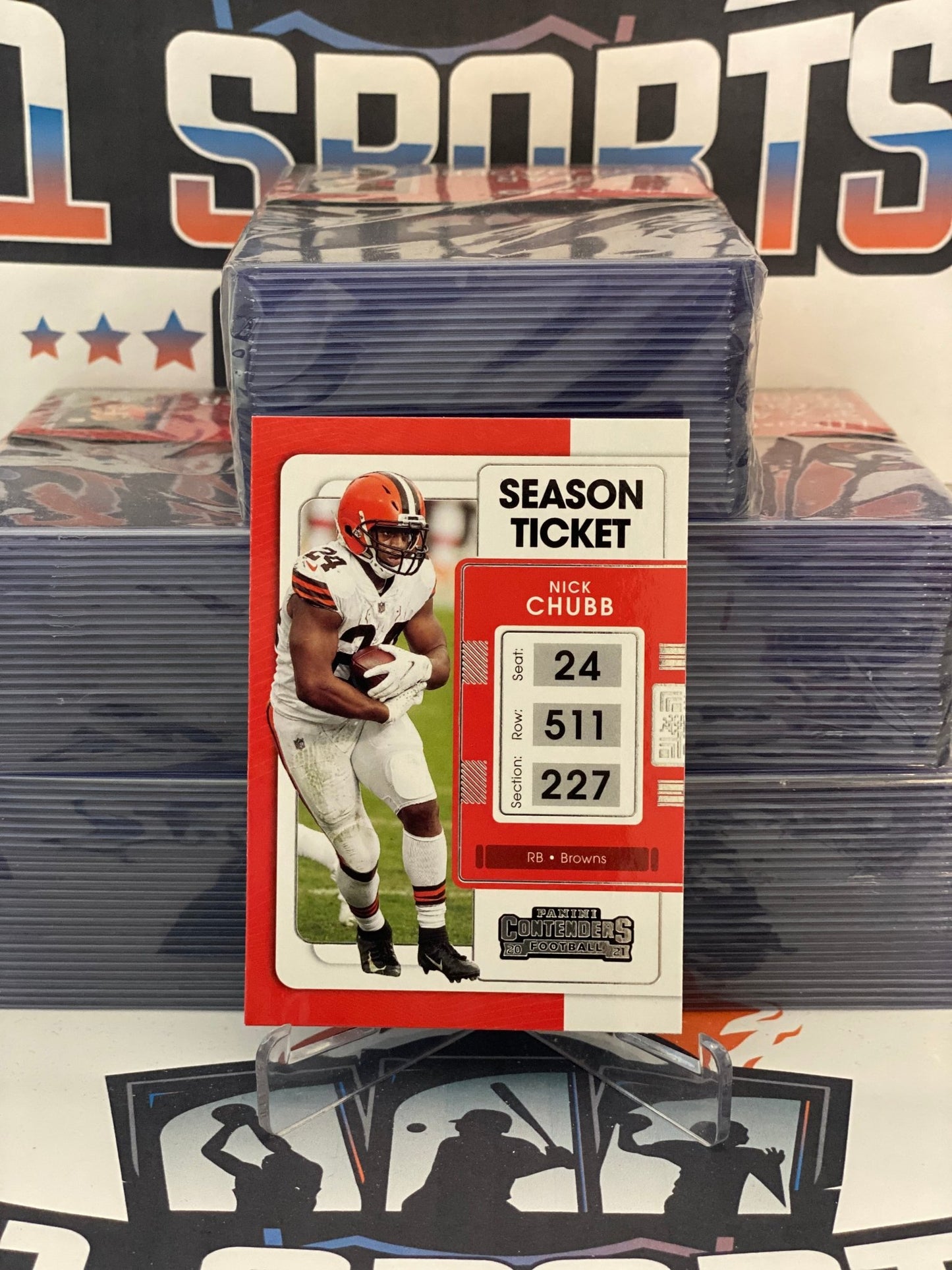 2021 Panini Contenders Nick Chubb #24