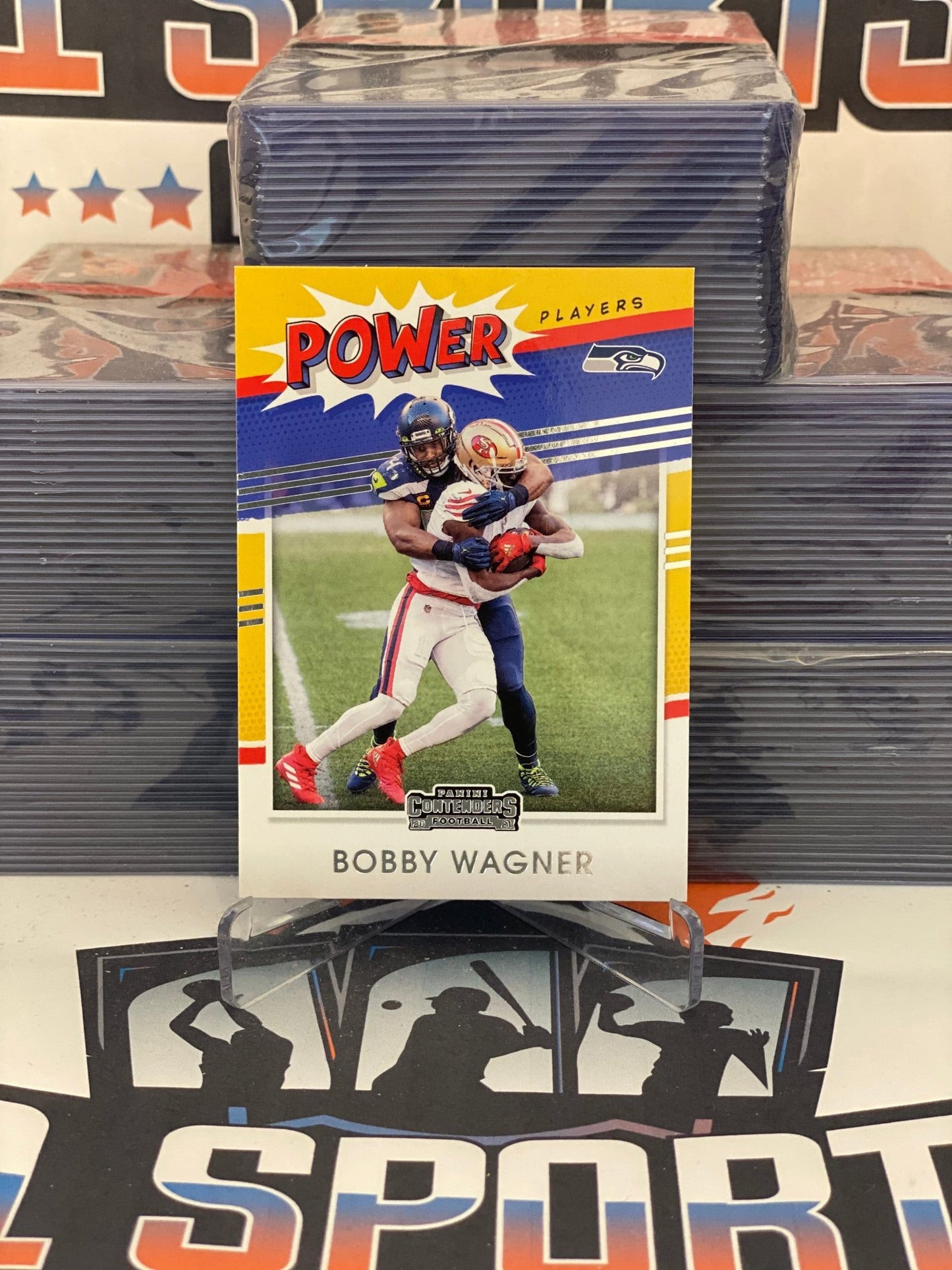 2021 Panini Contenders (Power Players) Bobby Wagner #PP-BWA