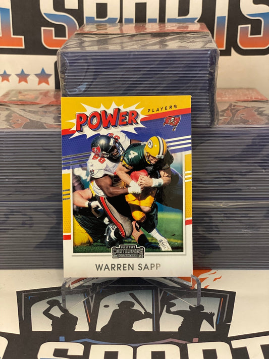 2021 Panini Contenders (Power Players, Brett Favre) Warren Sapp #PP-WSA