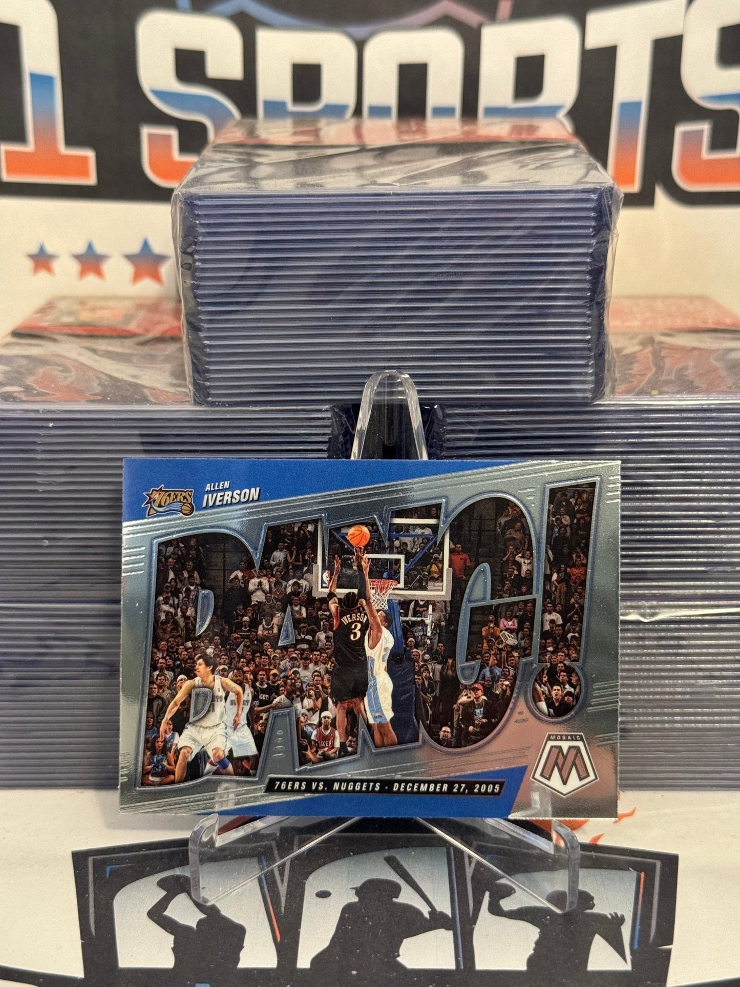 2021 Panini Mosaic (Bang!) Allen Iverson #11