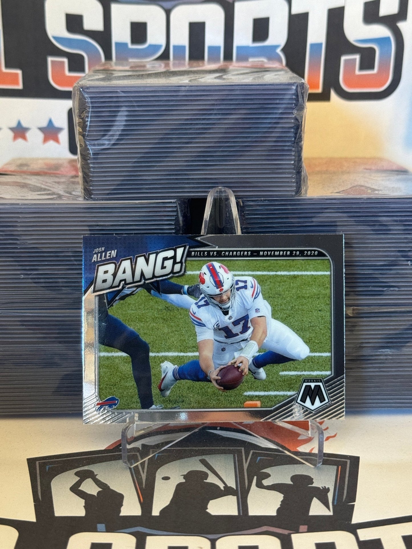 2021 Panini Mosaic (Bang!) Josh Allen #B-1