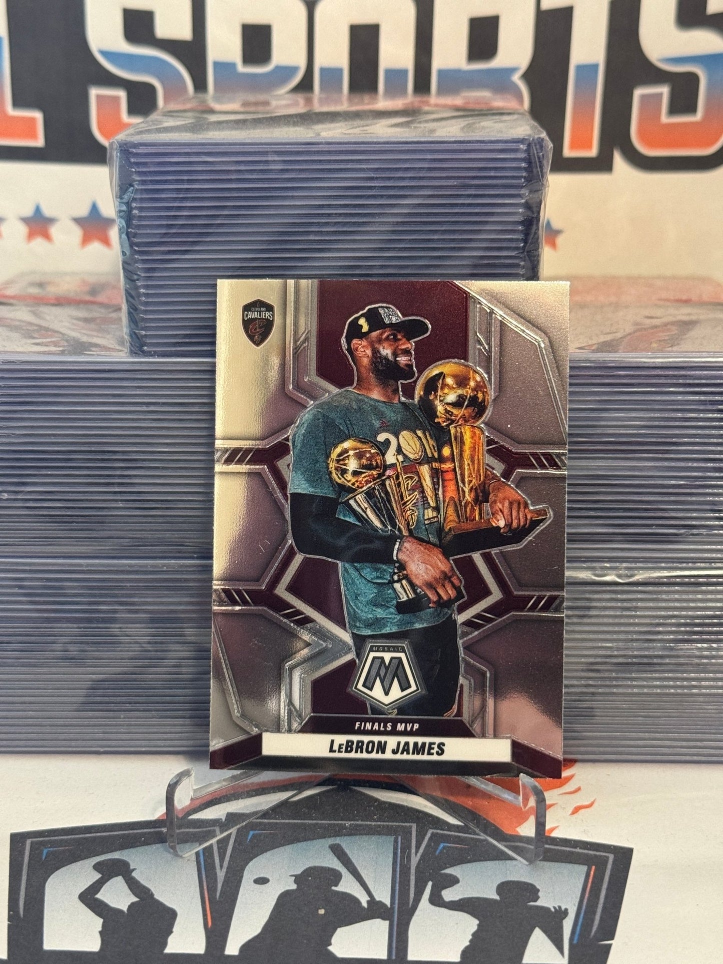 2021 Panini Mosaic (Finals MVPs) LeBron James #298