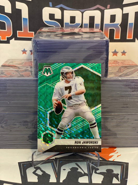 2021 Panini Mosaic (Green Prizm) Ron Jaworski #162