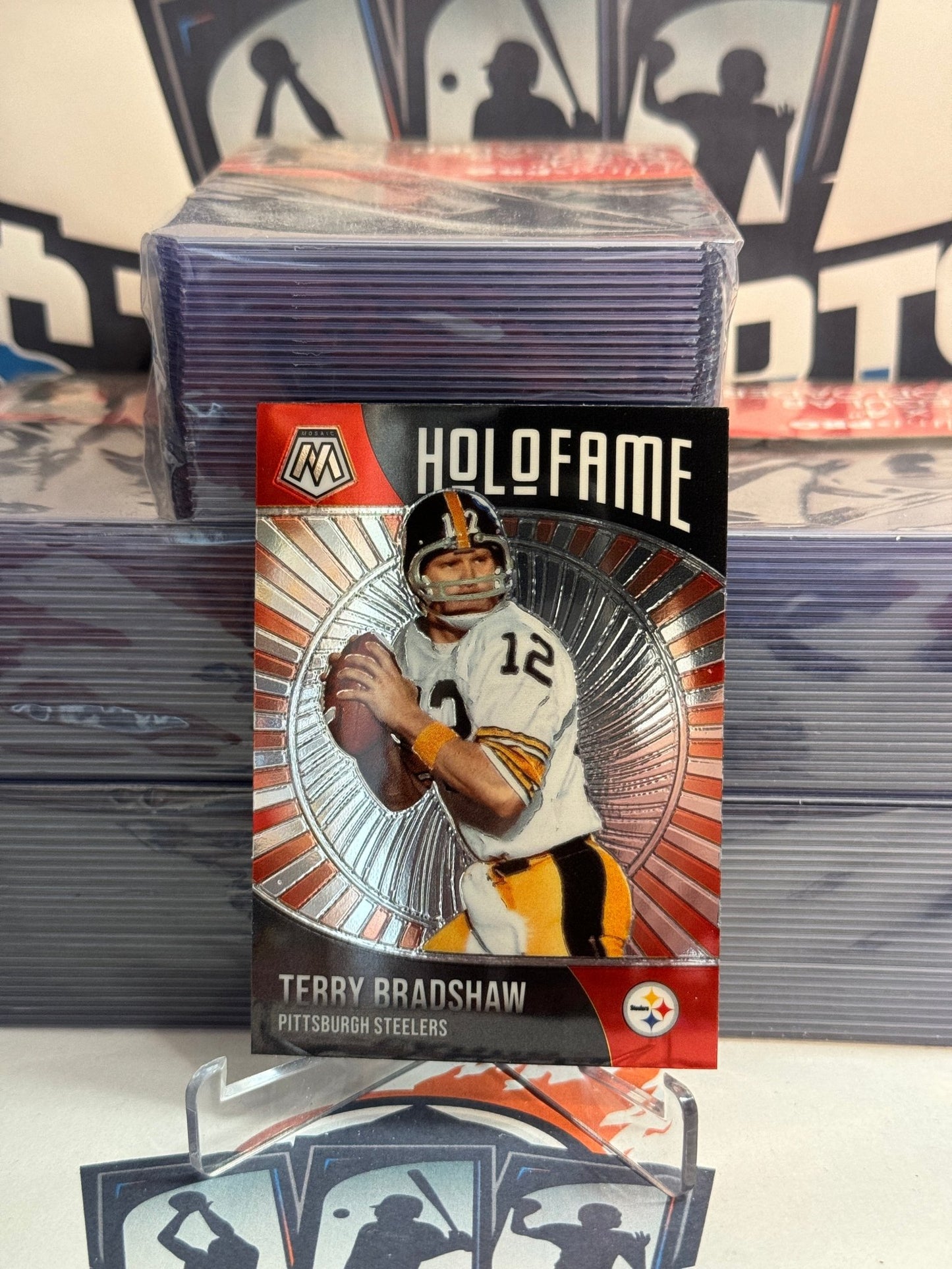 2021 Panini Mosaic (HoloFame) Terry Bradshaw #12