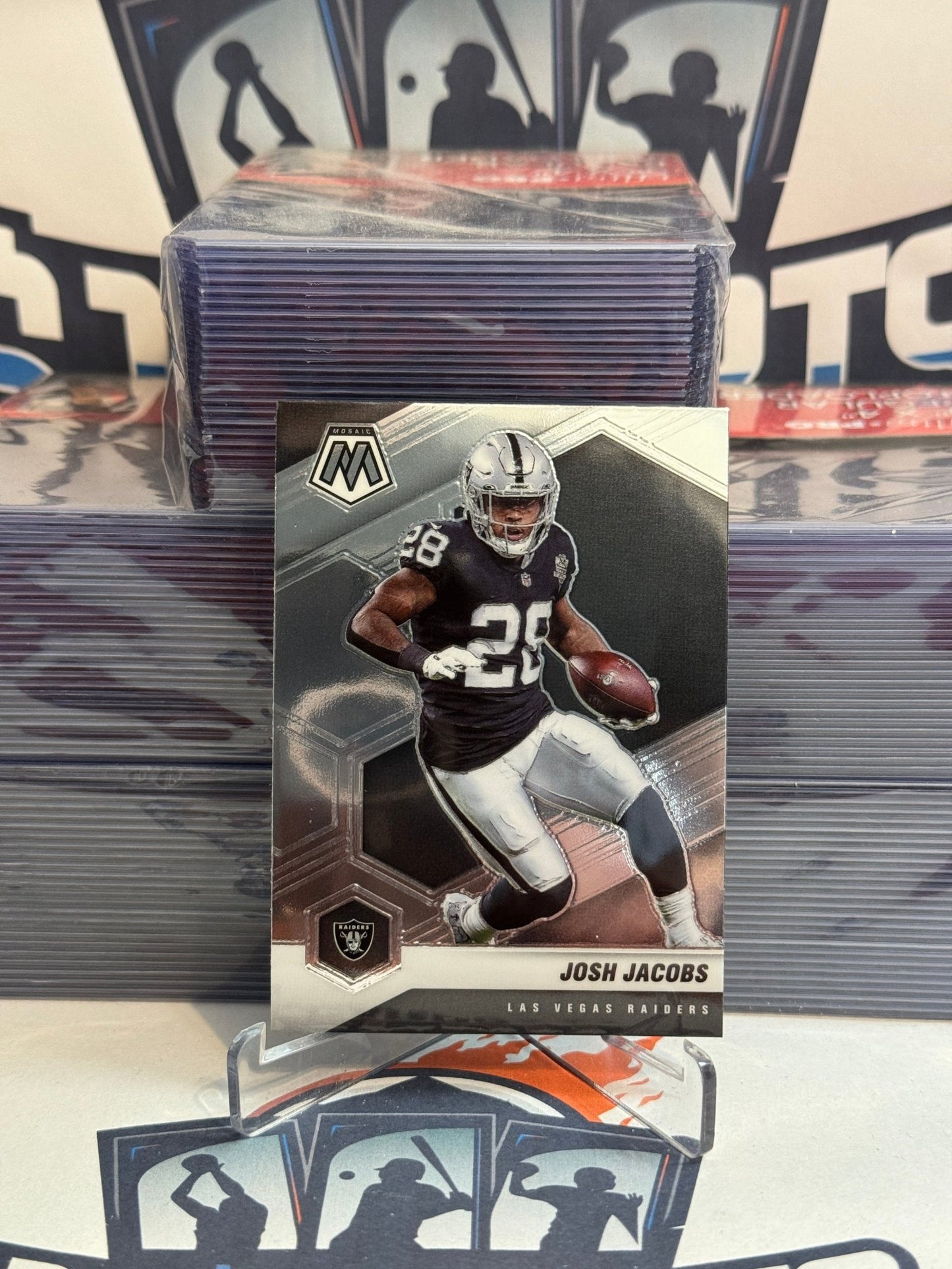 2021 Panini Mosaic Josh Jacobs #107