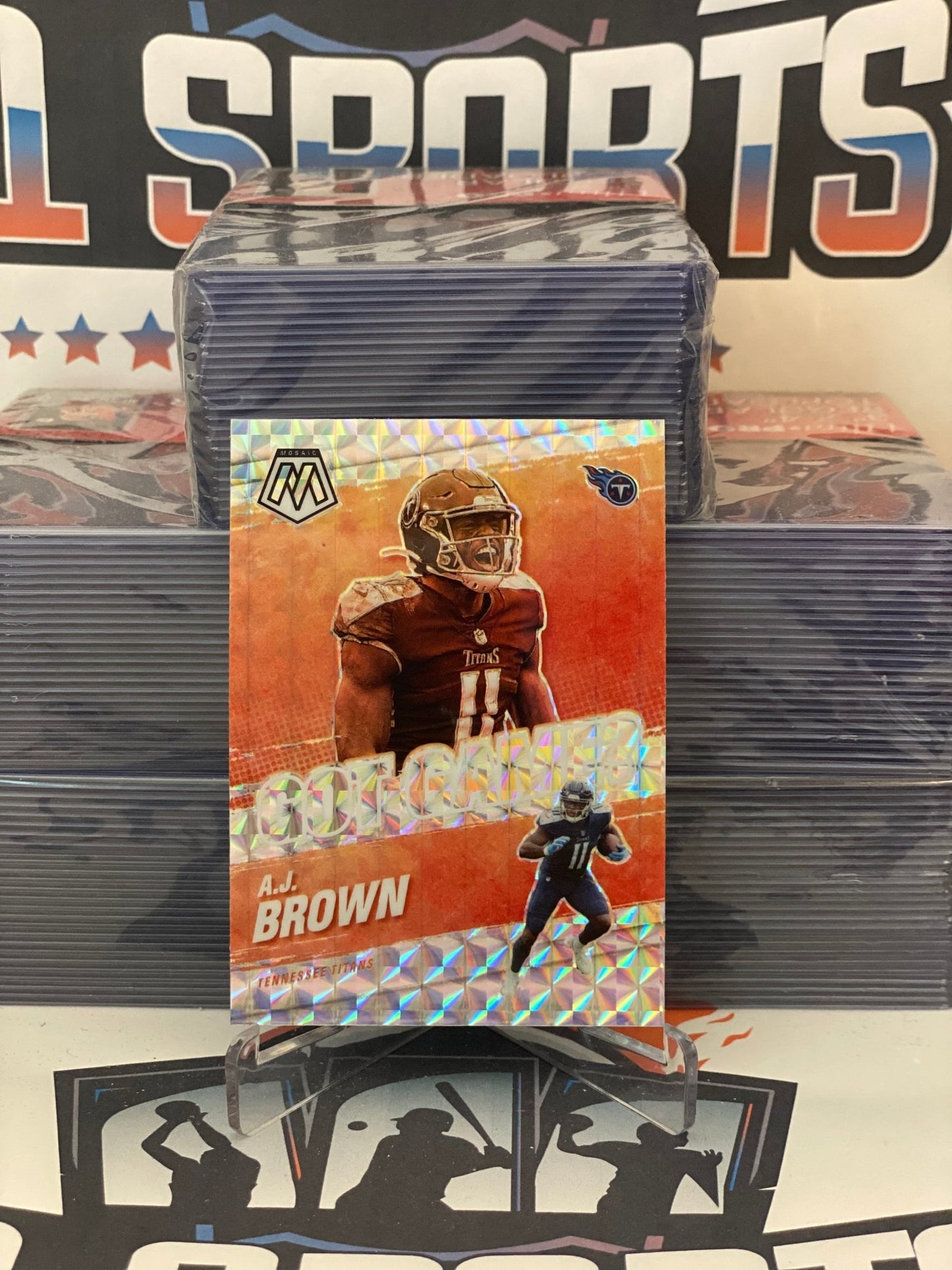 2021 Panini Mosaic (Mosaic Prizm, Got Game?) A.J. Brown #GG-19