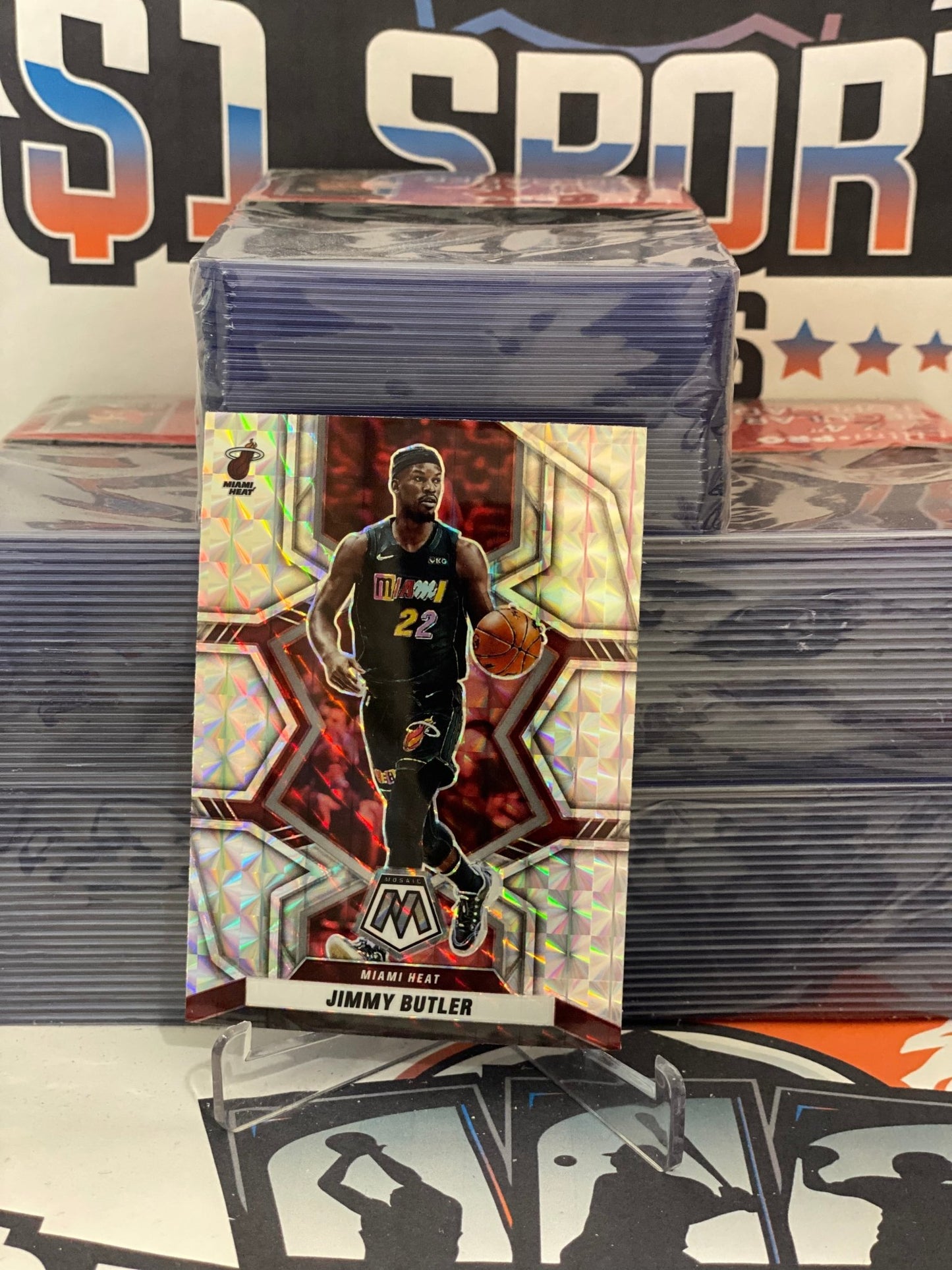 2021 Panini Mosaic (Mosaic Prizm) Jimmy Butler #58