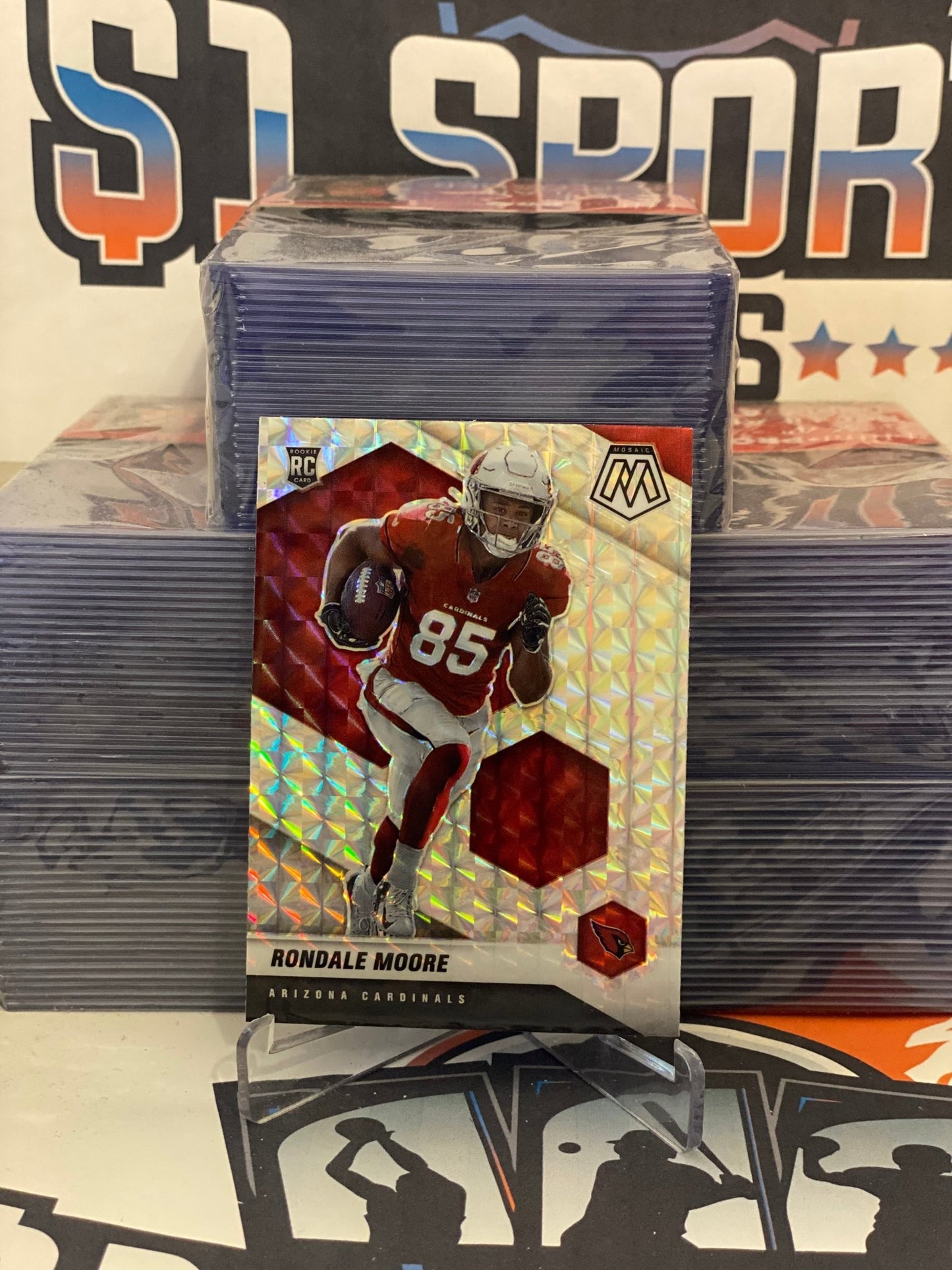 2021 Panini Mosaic (Mosaic Prizm) Rondale Moore Rookie #317