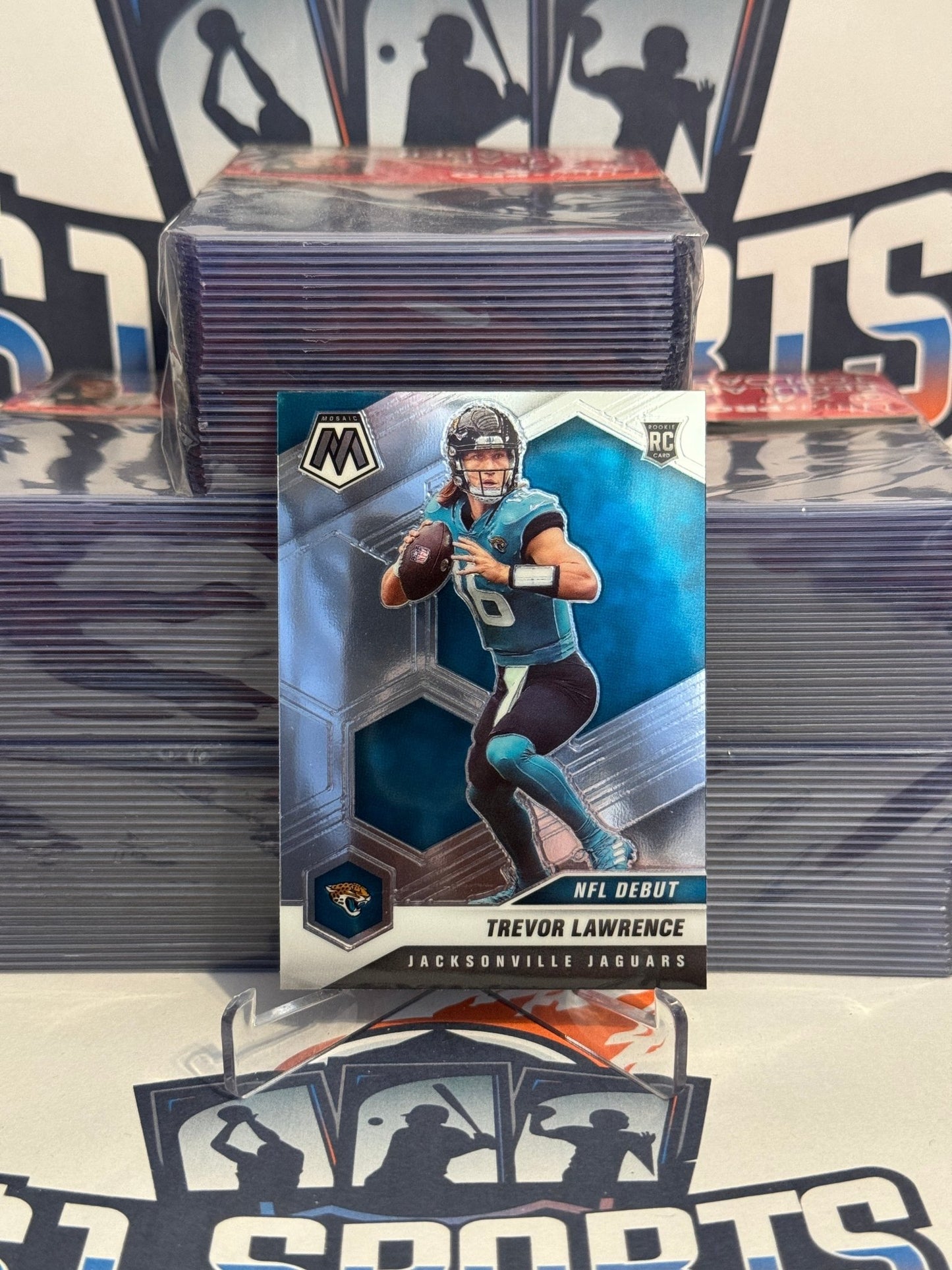 2021 Panini Mosaic (NFL Debut) Trevor Lawrence Rookie #241