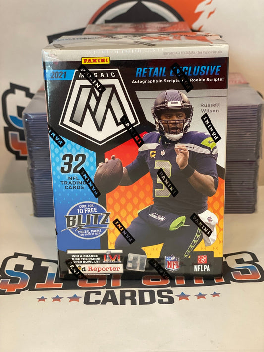 2021 Panini Mosaic NFL Football Blaster Box