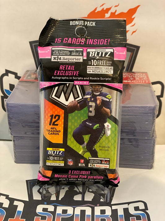 2021 Panini Mosaic NFL Football Cello Multi-Pack