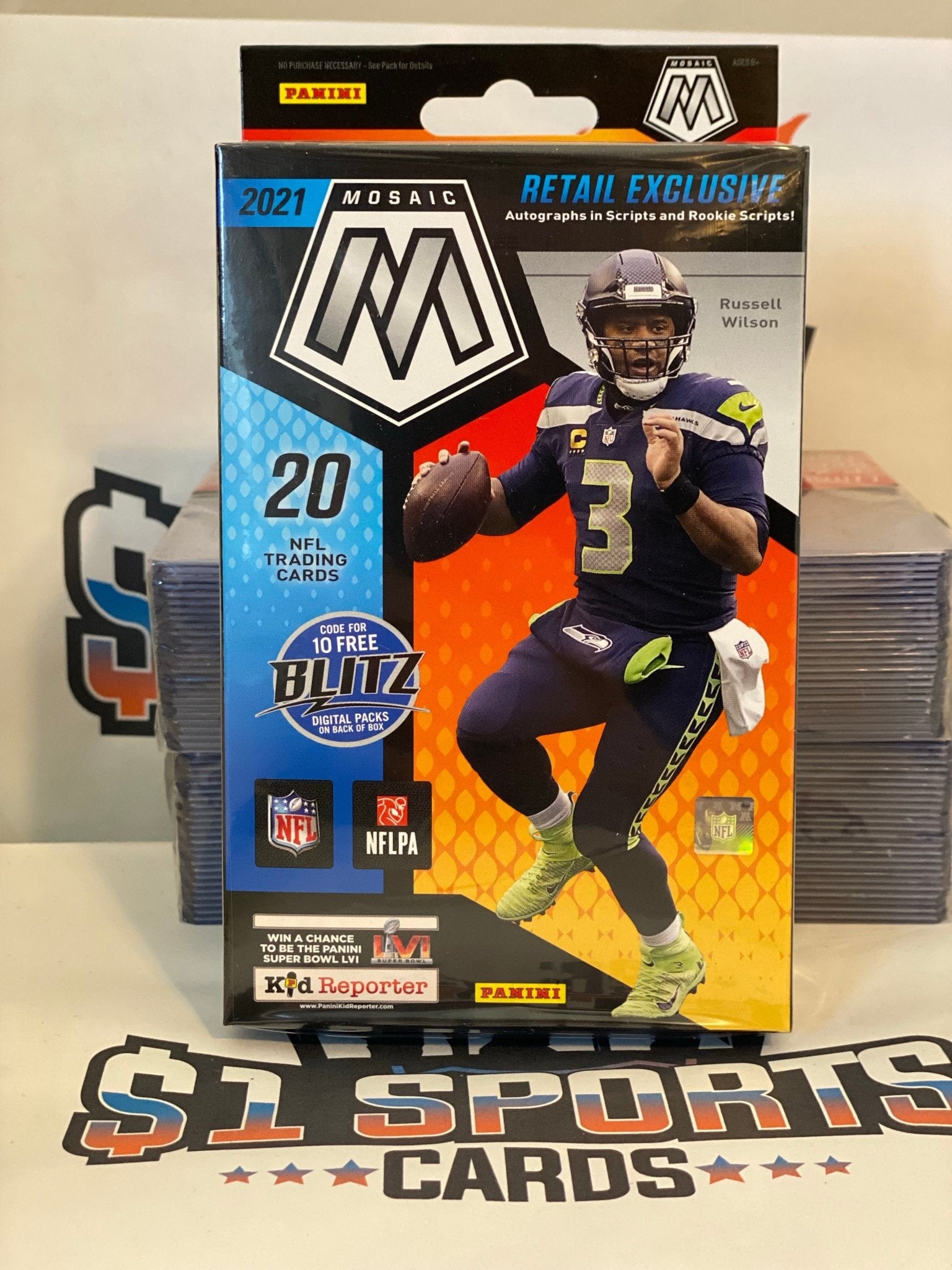 2021 Panini Football Mosaic Hanger Box