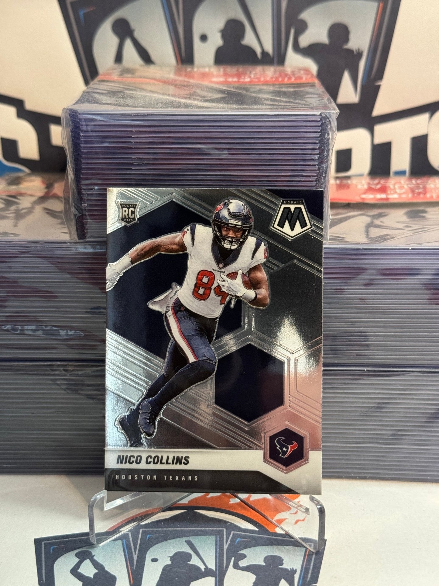 2021 Panini Mosaic Nico Collins Rookie #330