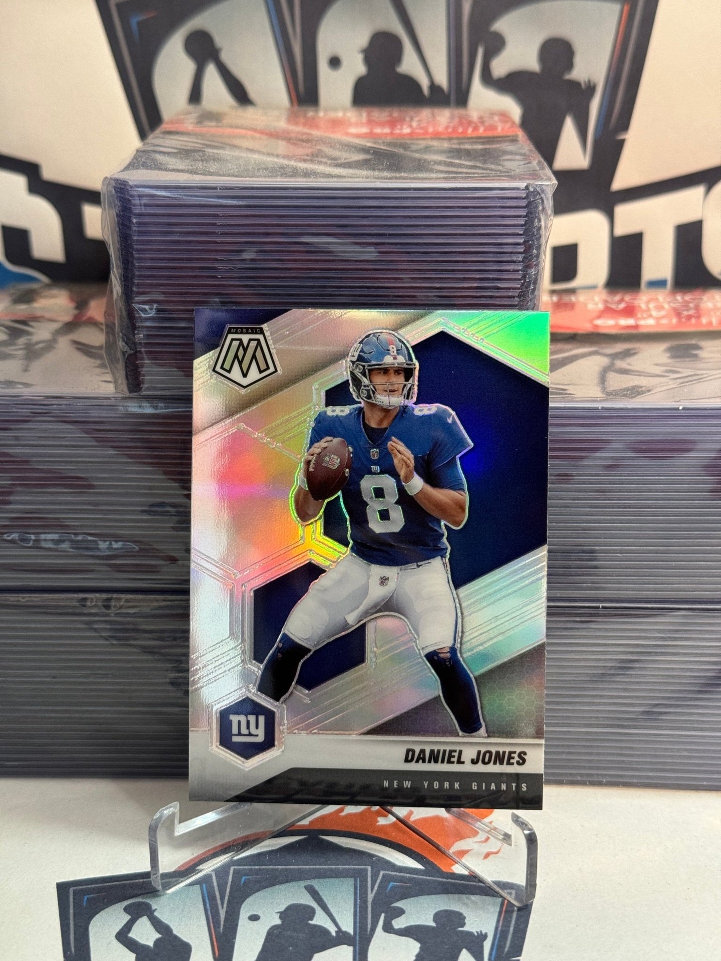 2021 Panini Mosaic (Silver Prizm) Daniel Jones #149
