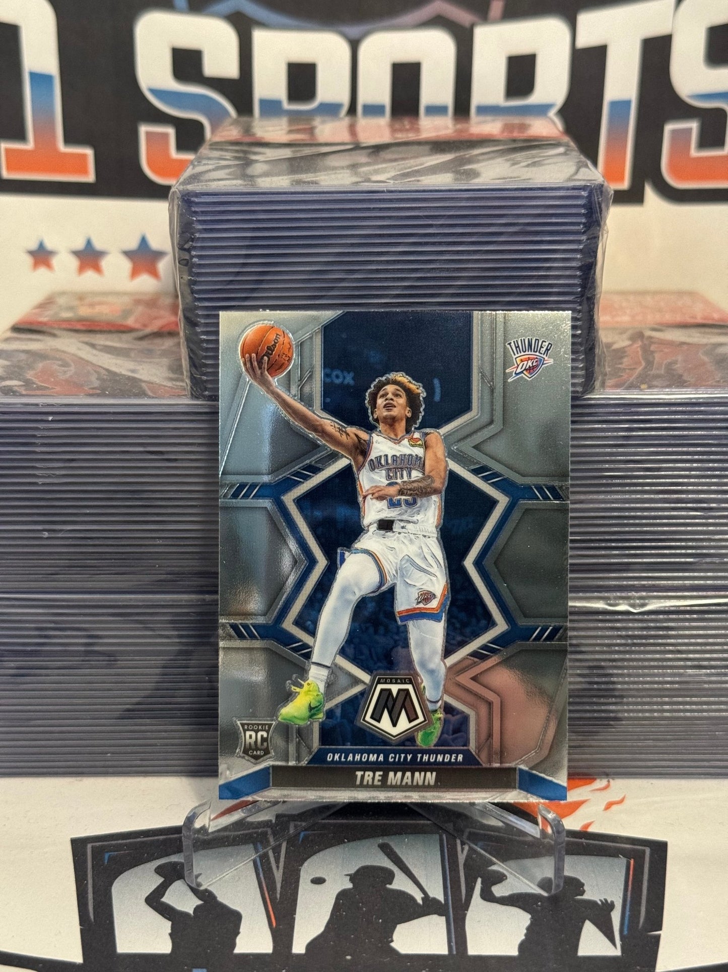 2021 Panini Mosaic Tre Mann Rookie #212