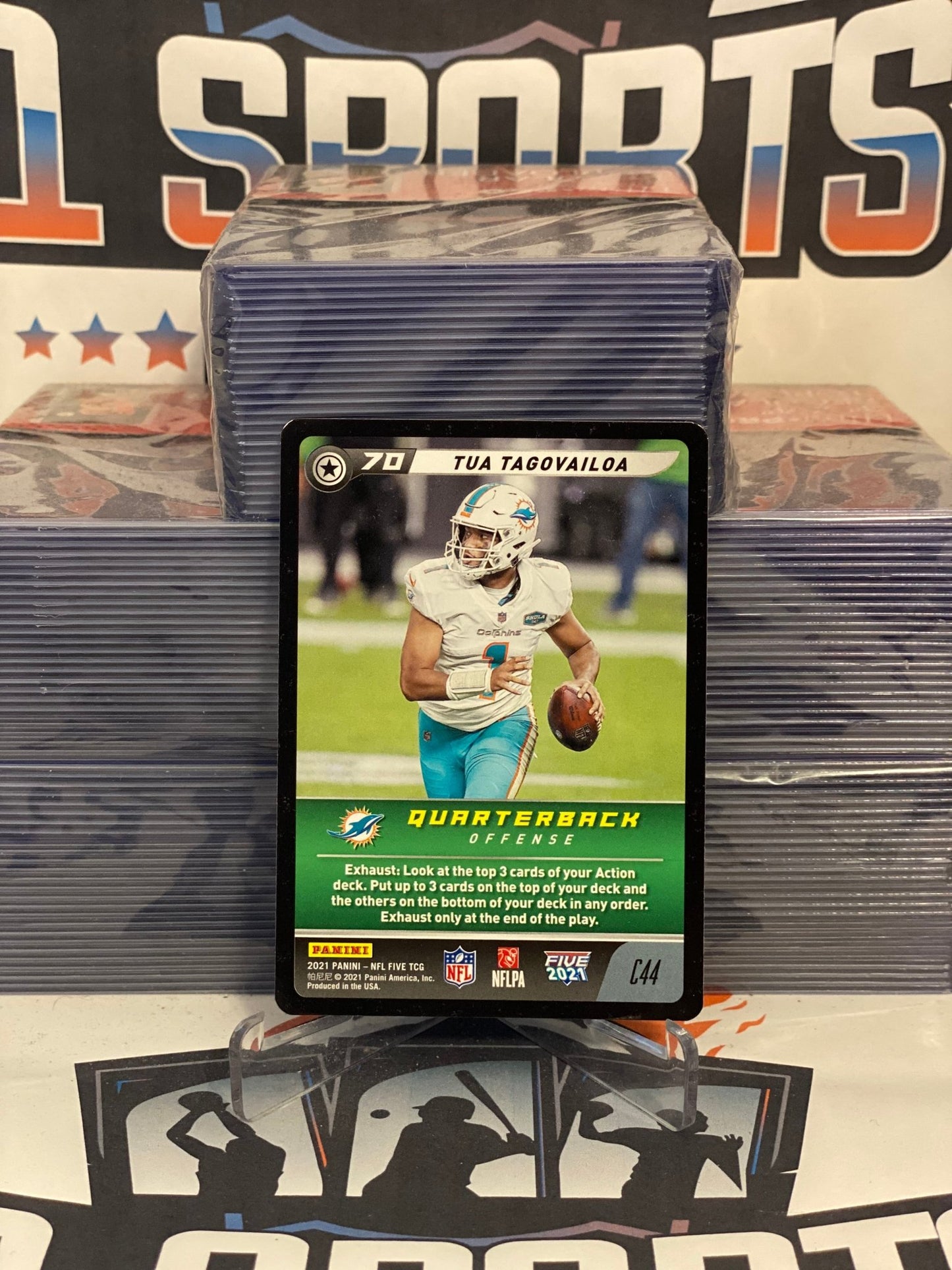 2021 Panini NFL Five Tua Tagovailoa #C44