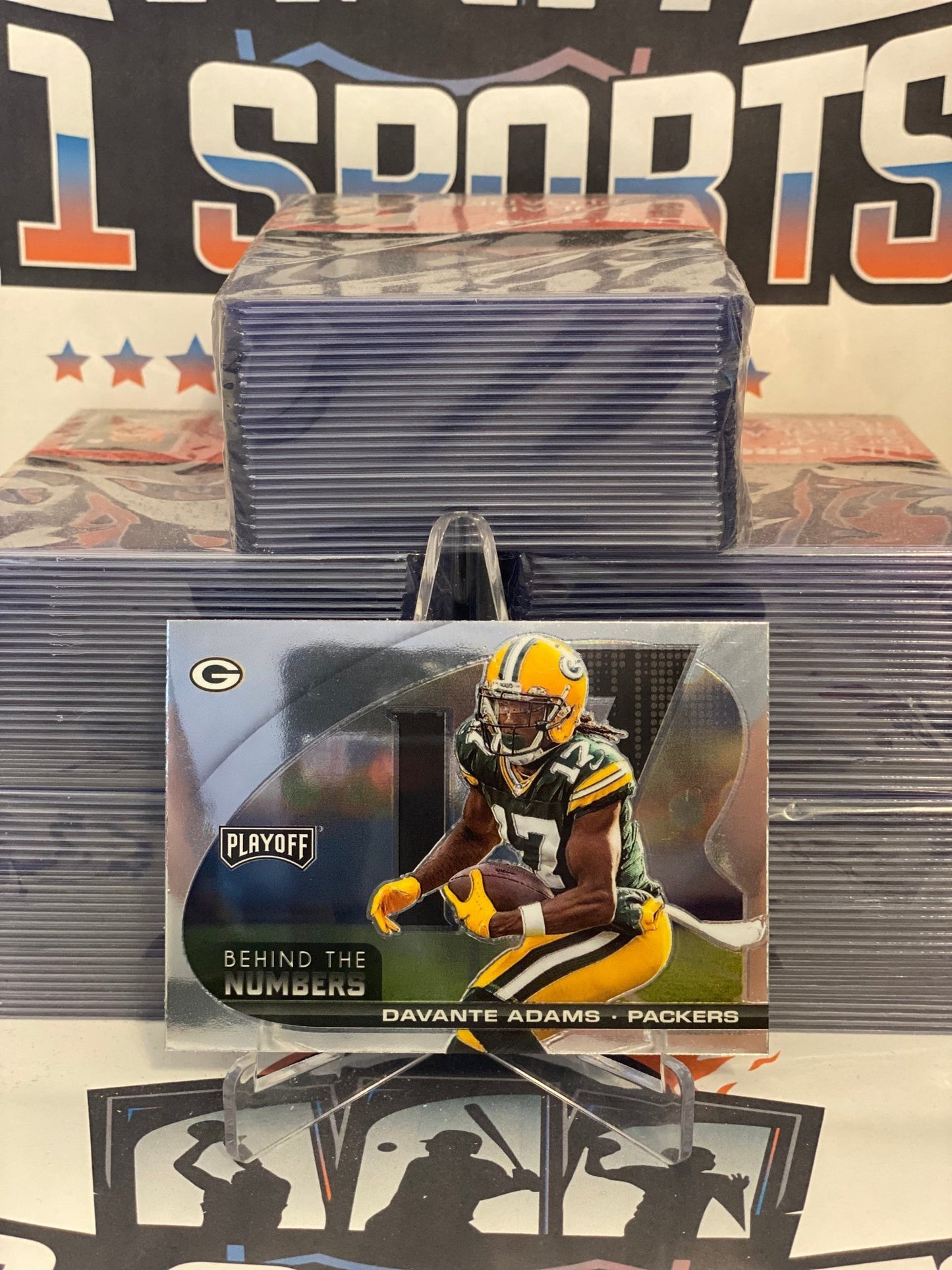 2021 Panini Playoff (Behind The Numbers) Davante Adams #BTN-DAD