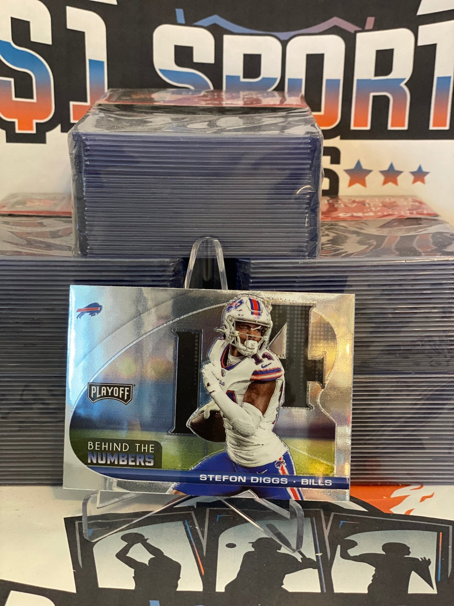 2021 Panini Playoff (Behind The Numbers) Stefon Diggs #BTN-SDI