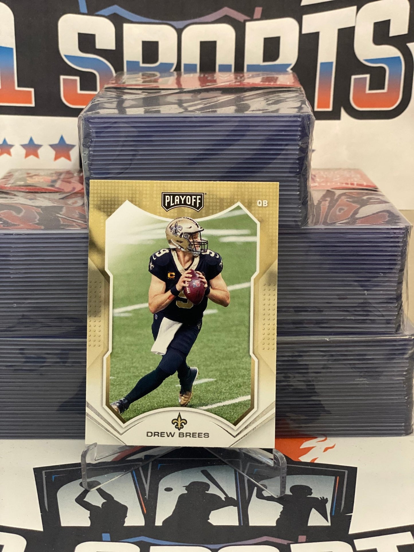 2021 Panini Playoff Drew Brees #168
