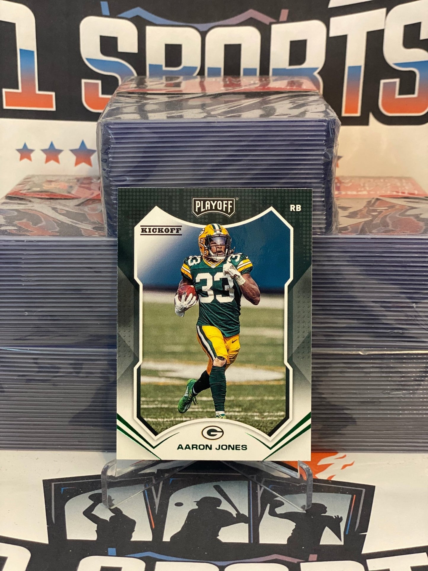 2021 Panini Playoff (Green) Aaron Jones #140