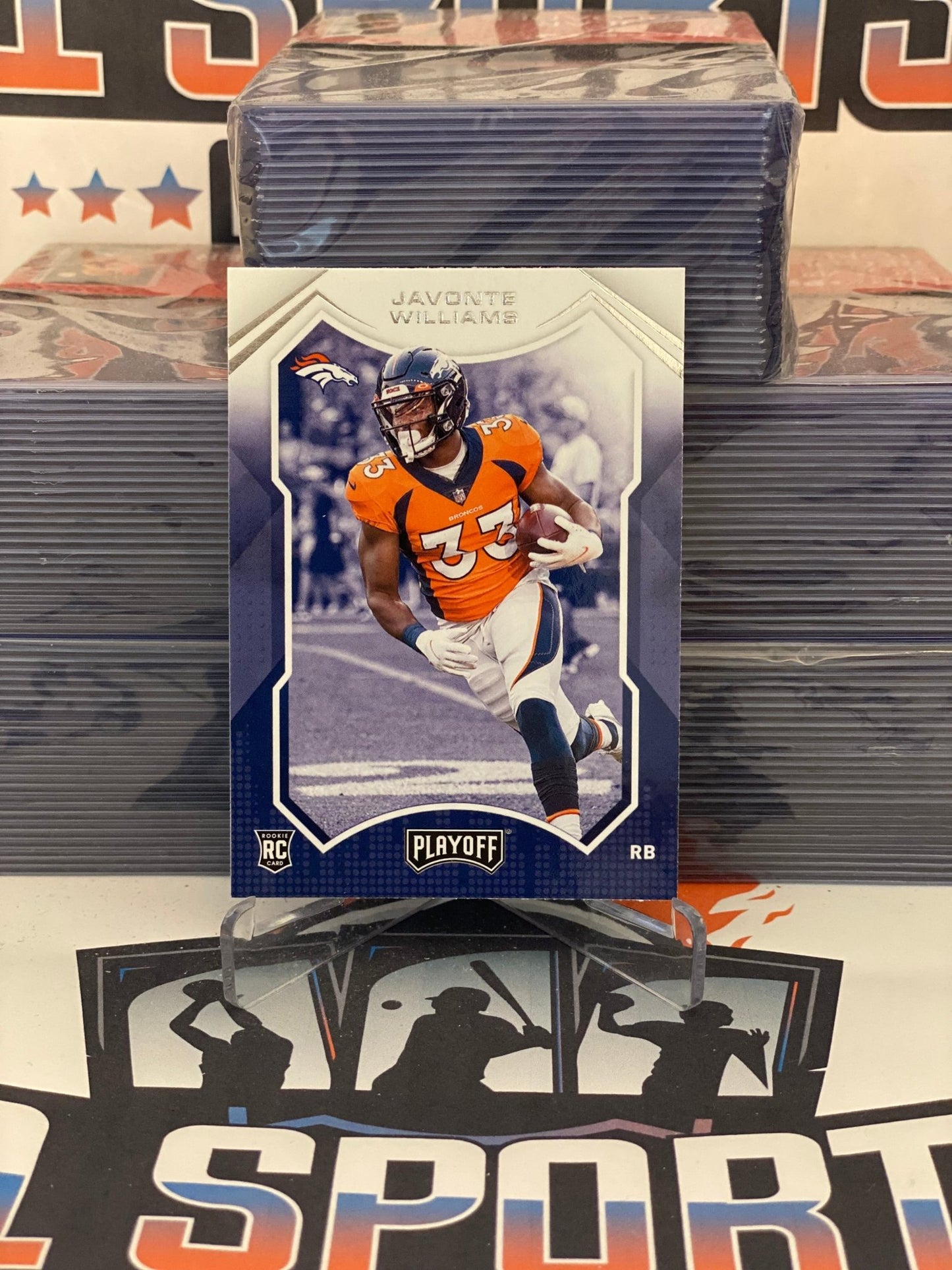 2021 Panini Playoff Javonte Williams Rookie #215