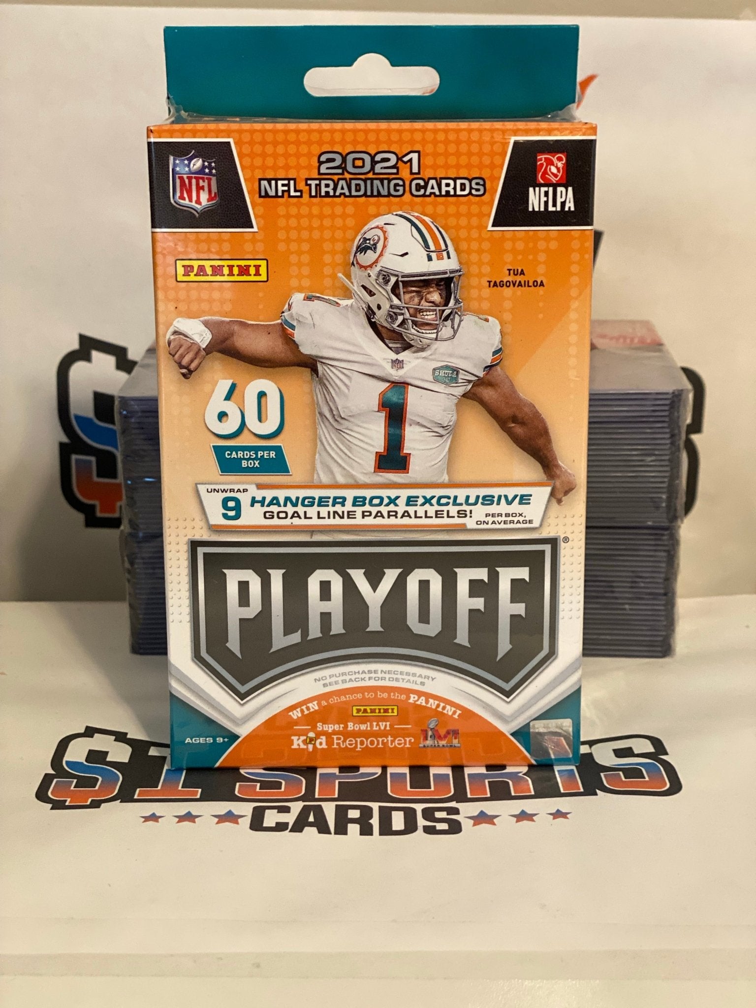 : 2021 Panini Playoff NFL Football Hanger Box (60 Cards