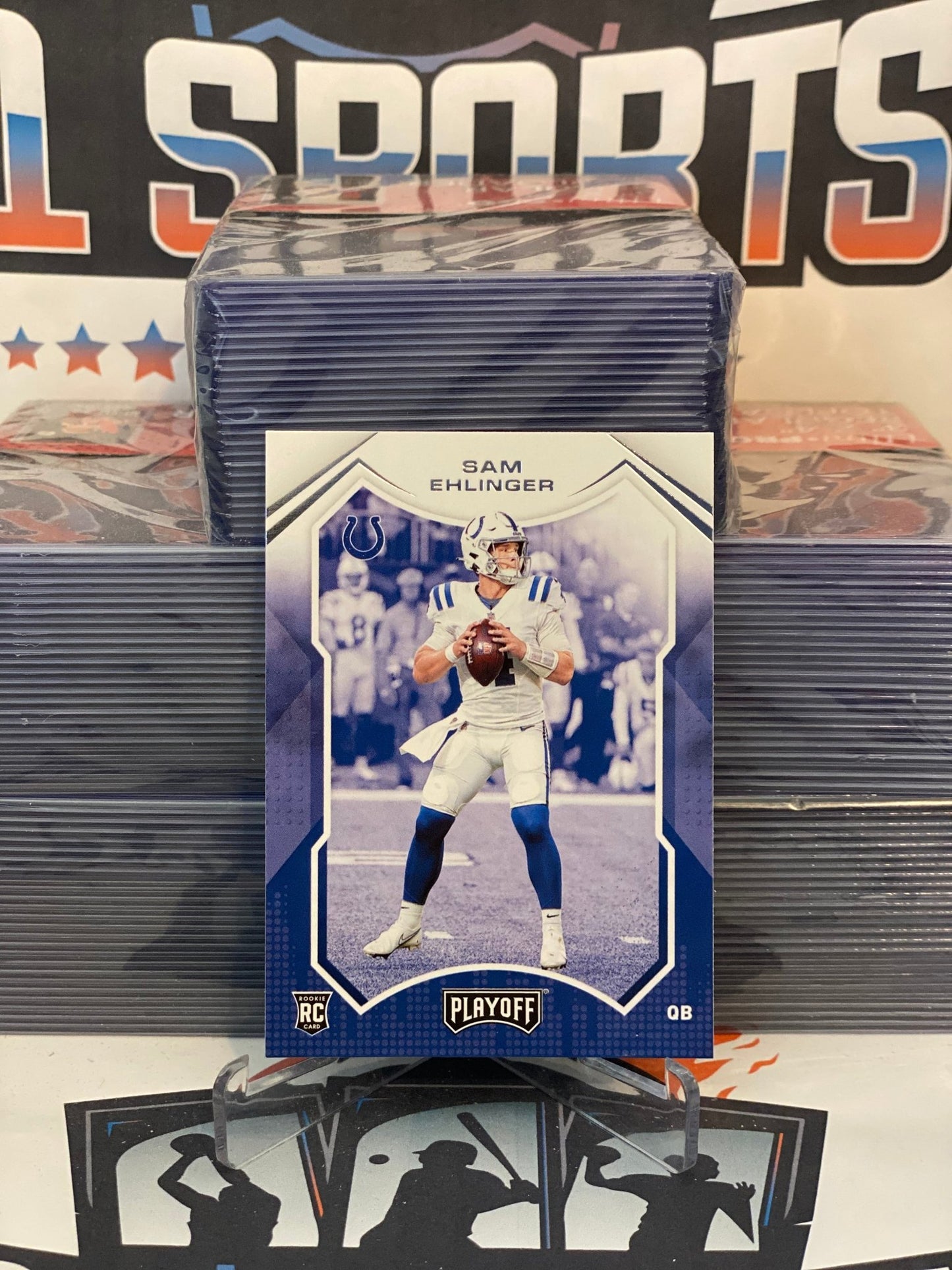 2021 Panini Playoff Sam Ehlinger Rookie #300