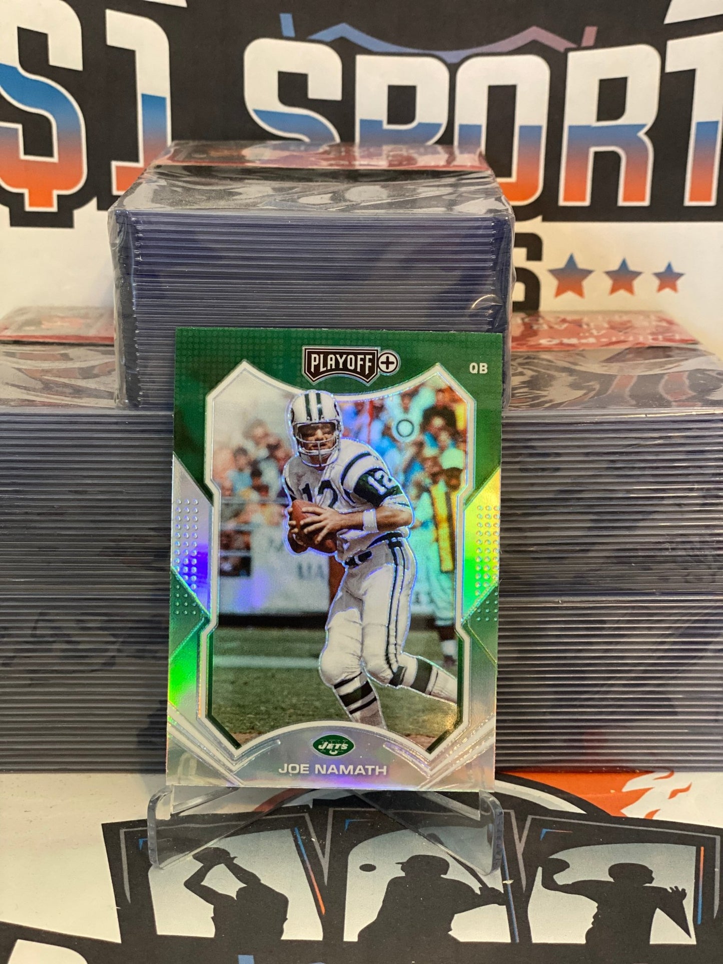 2021 Panini Playoff (Silver Prizm, Plus) Joe Namath #24
